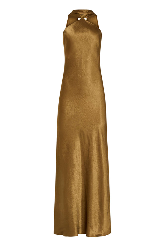 Ashton Maxi in Satin view 1