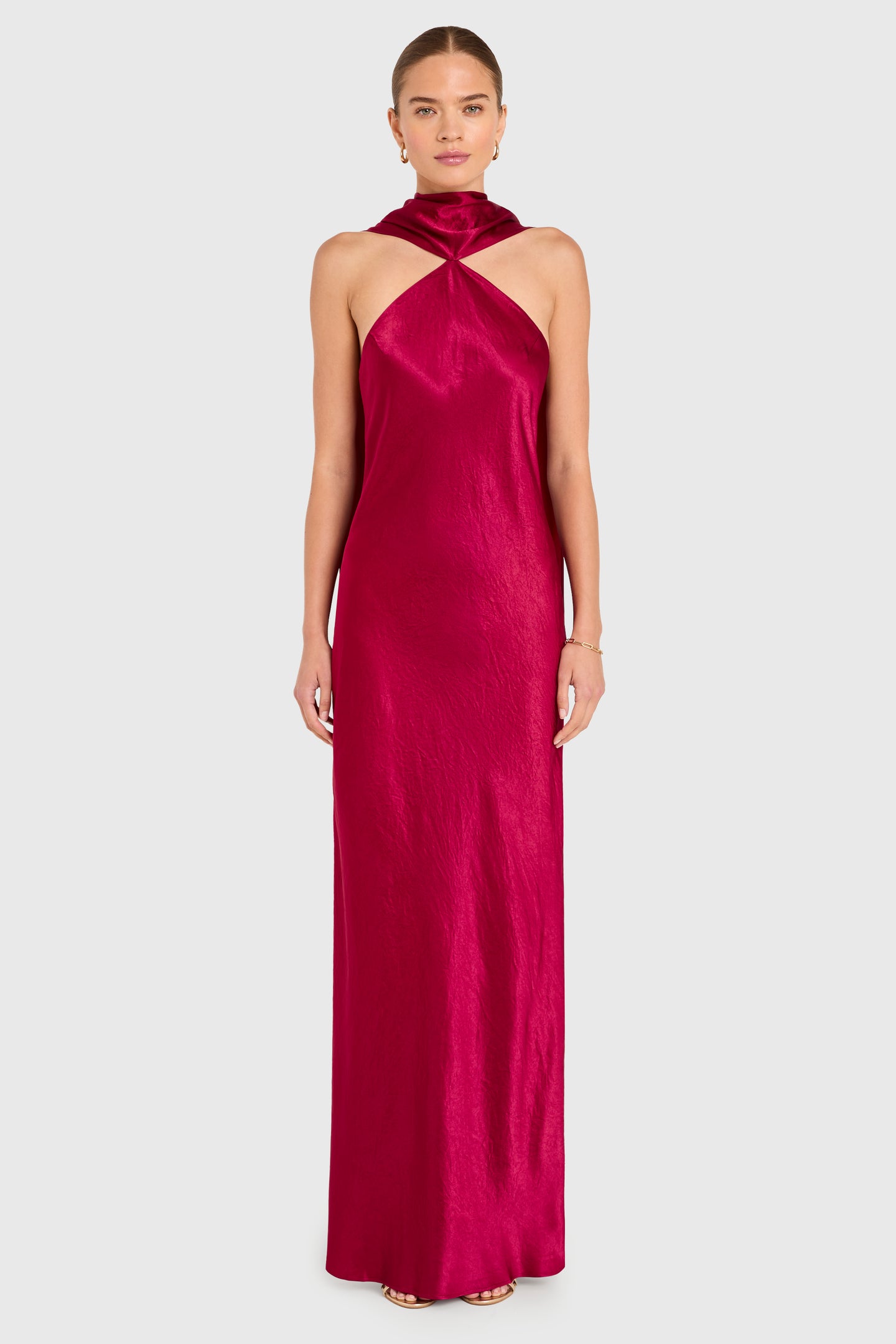 Ashton Maxi in Wine Satin | Silk Formal Maxi Dress - Amanda Uprichard Ashton Maxi in Wine Satin | Silk Formal Maxi Dress - Amanda Uprichard