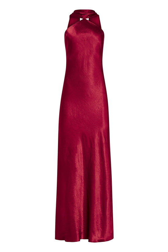 Ashton Maxi in Satin view 1