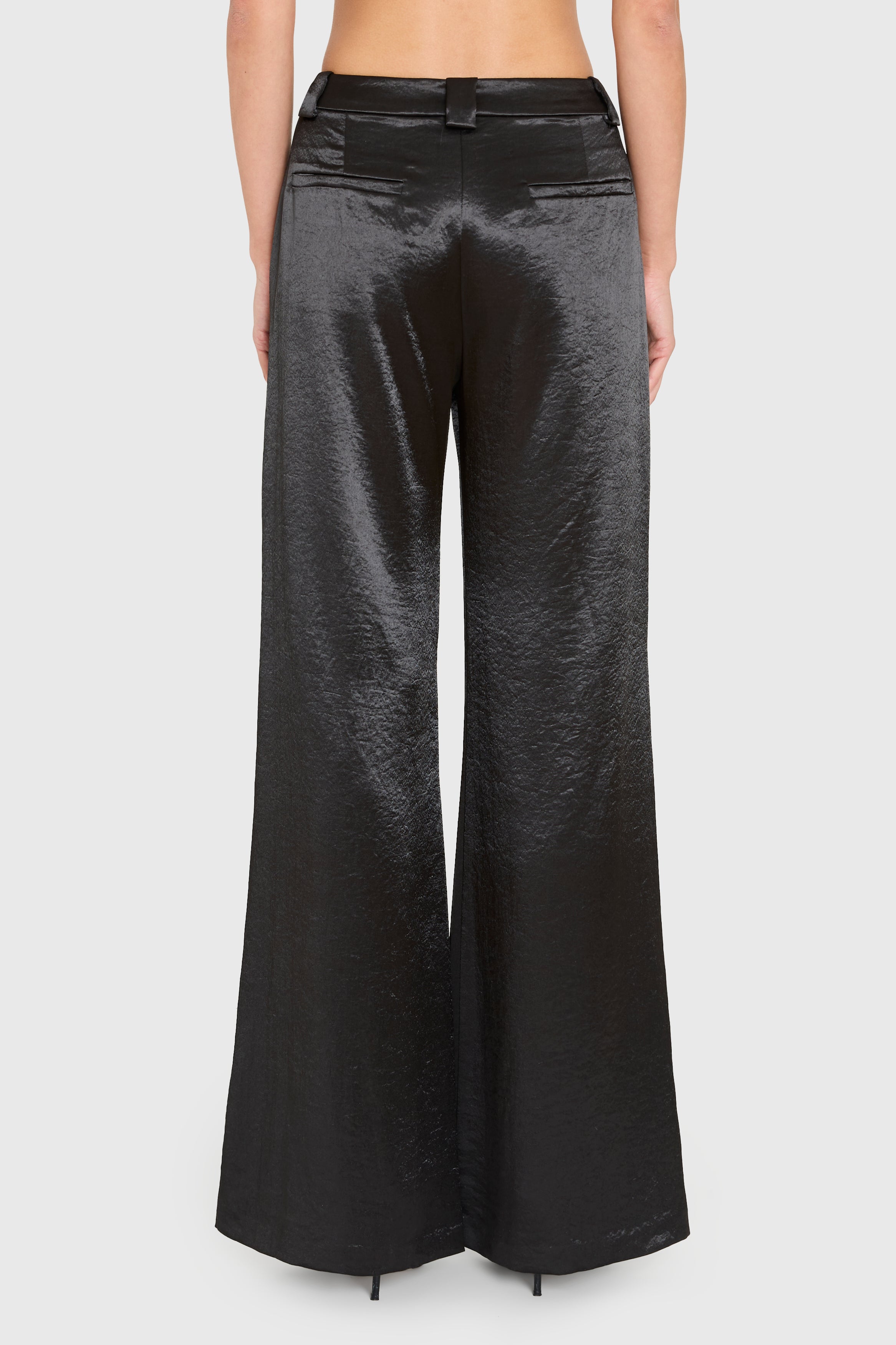 Saddler Pants in Hammered Satin