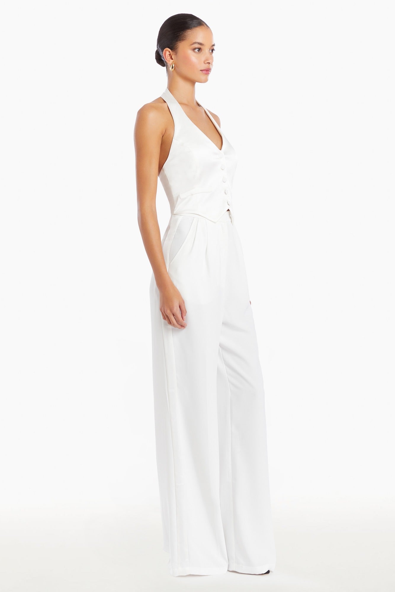 Isadore Jumpsuit with Satin