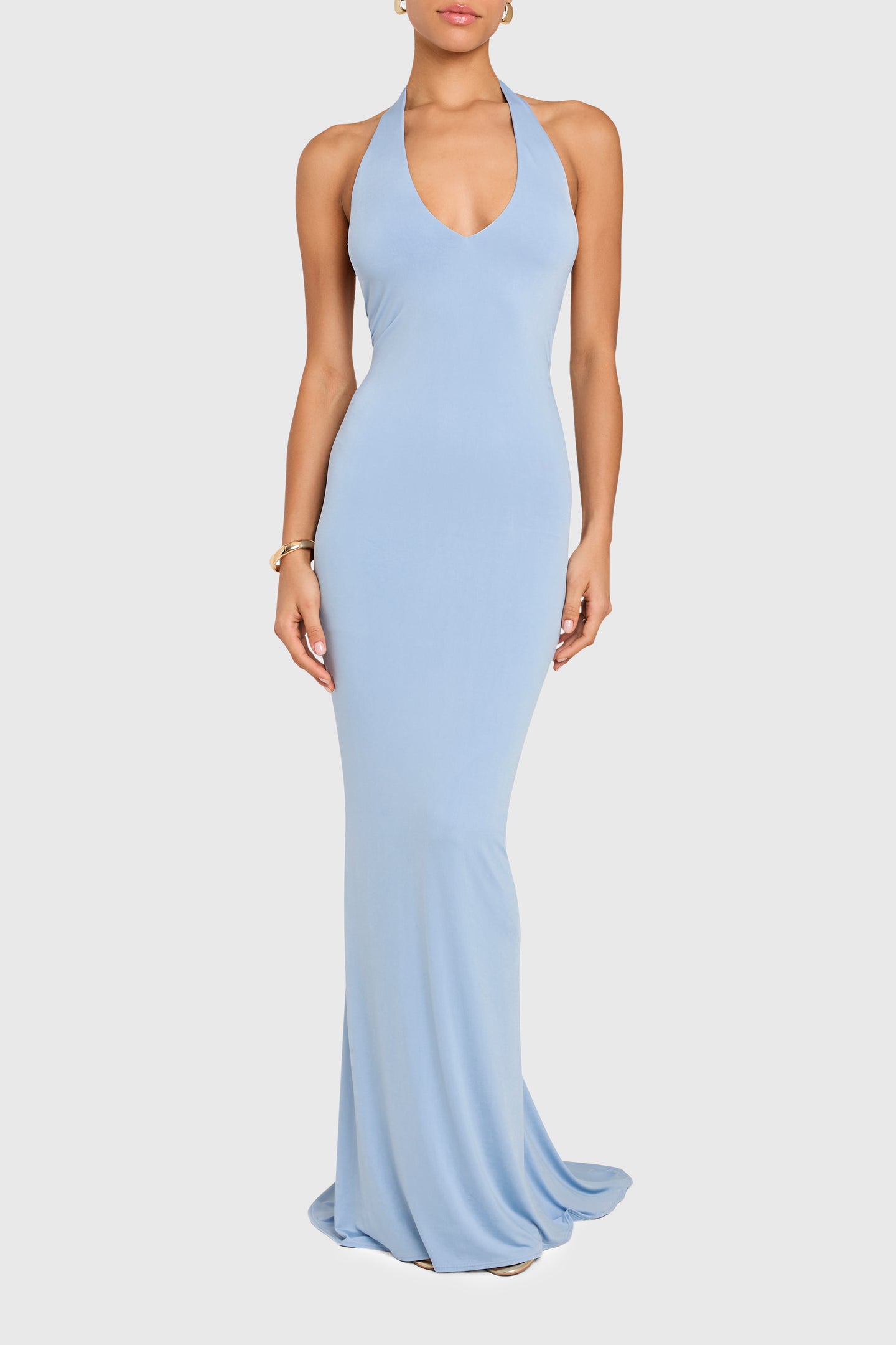 Sleeveless Maxi Esther Gown in Aero | M | Amanda Uprichard Sleeveless Maxi Esther Gown in Aero | M | Amanda Uprichard
