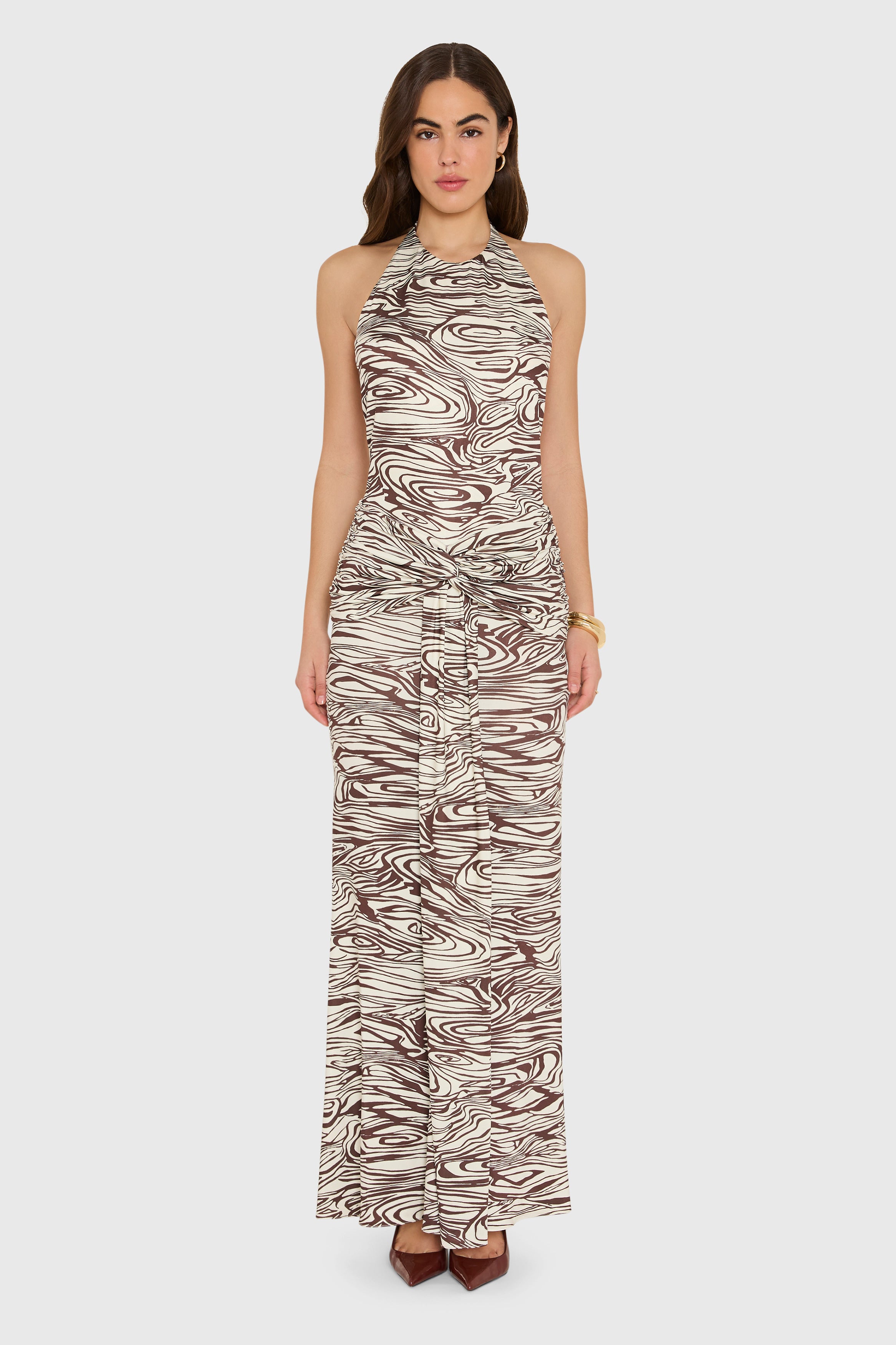 Breana Maxi Dress in Aurora view 1
