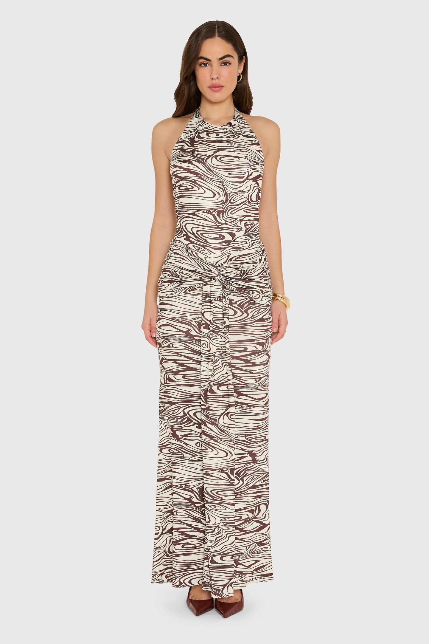 Breana Maxi Dress in Aurora View 1