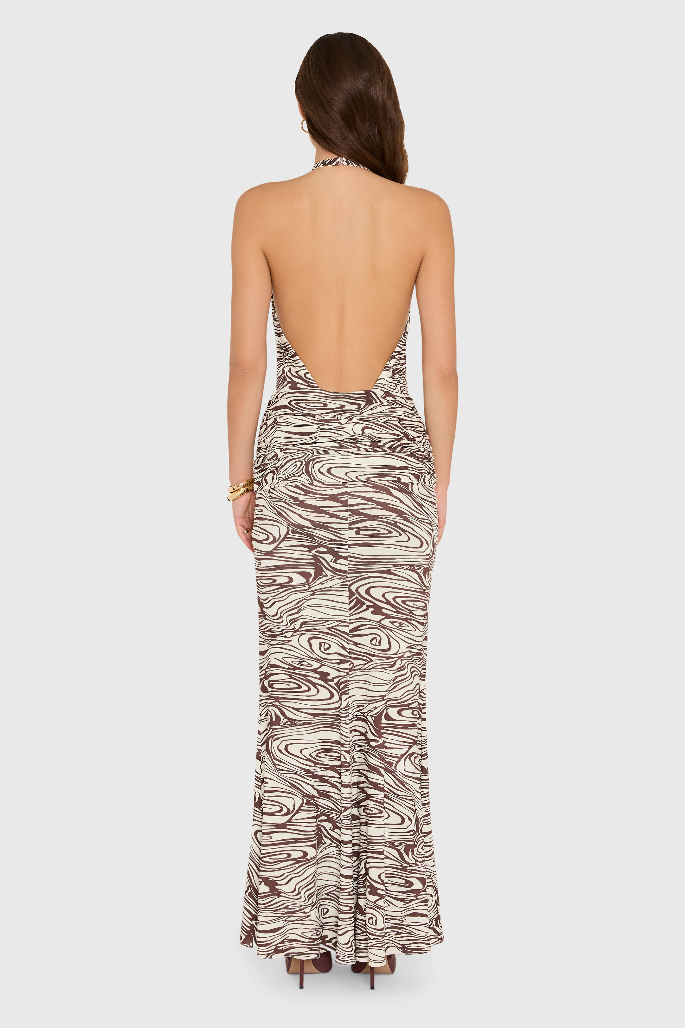 Breana Maxi Dress in Aurora view 3