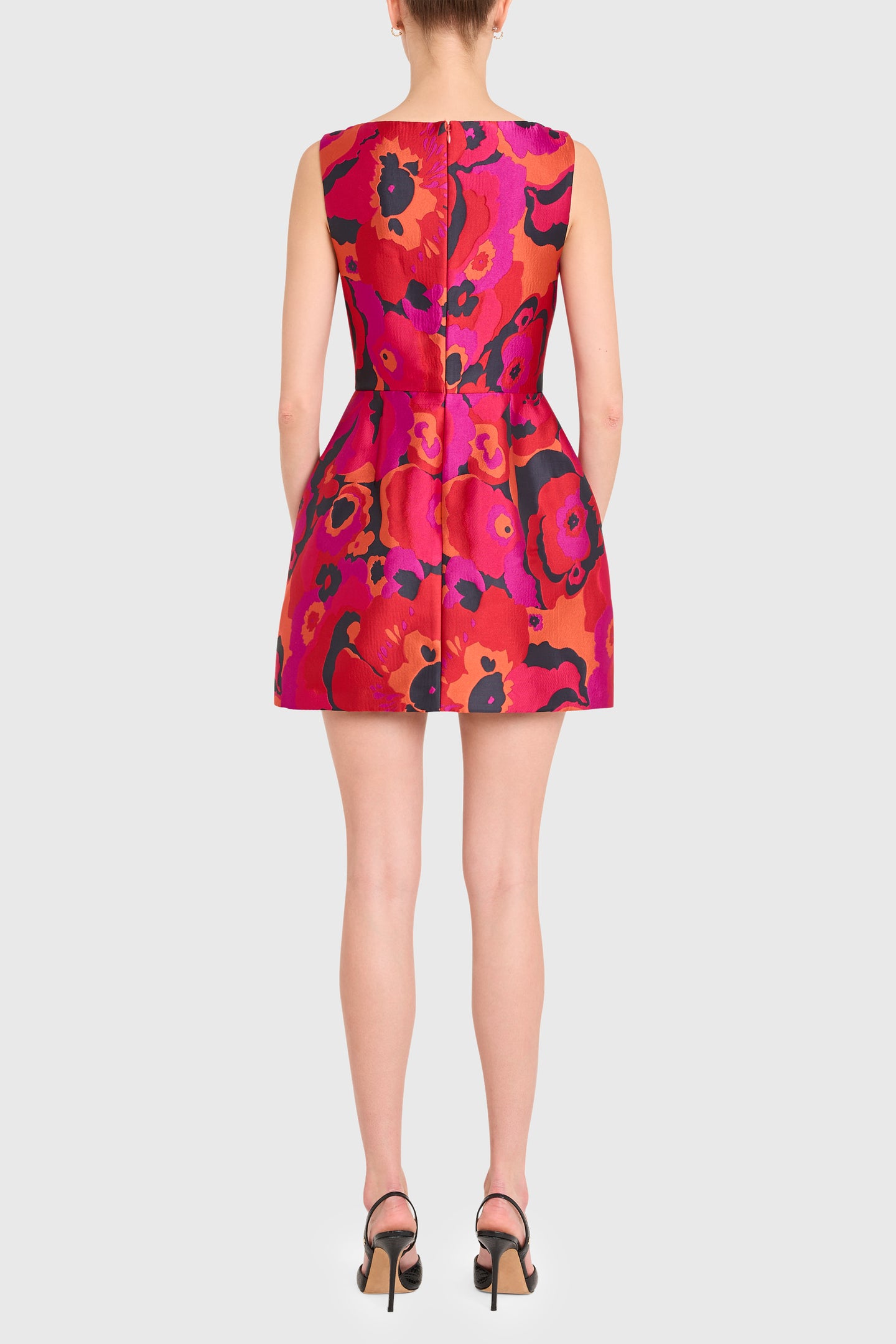 amanda uprichard pink floral dress Amanda Uprichard Fae Dress in Pink