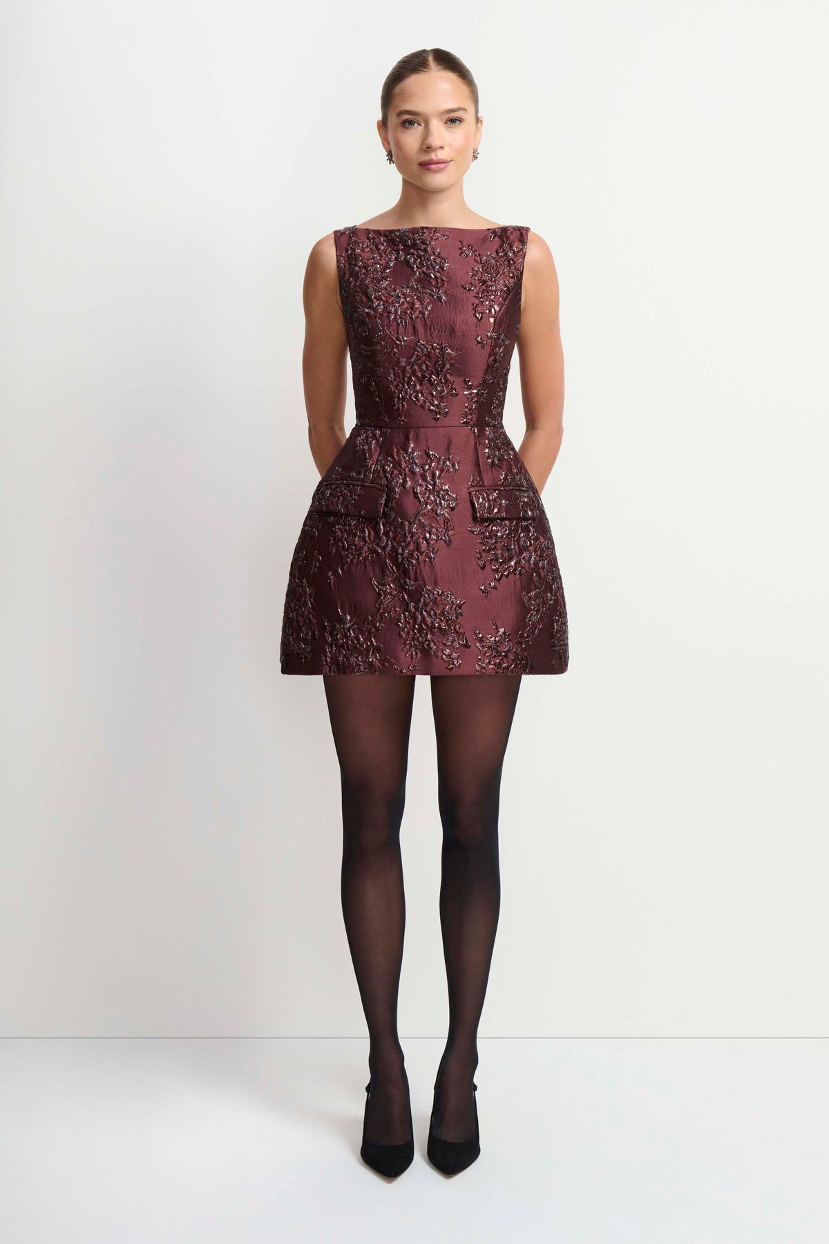 Banco Dress in Jacquard