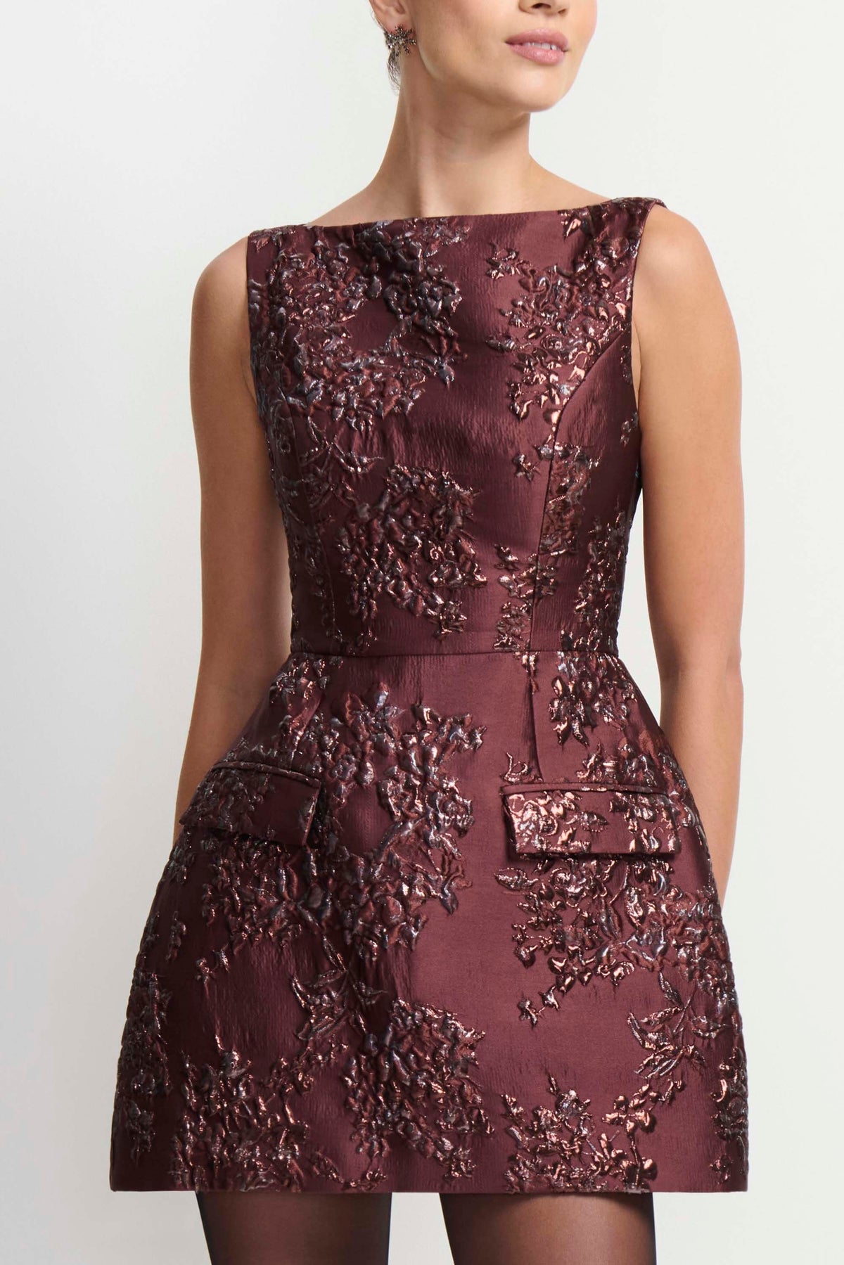 Banco Dress in Jacquard