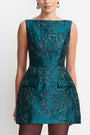 Banco Dress in Jacquard View 3