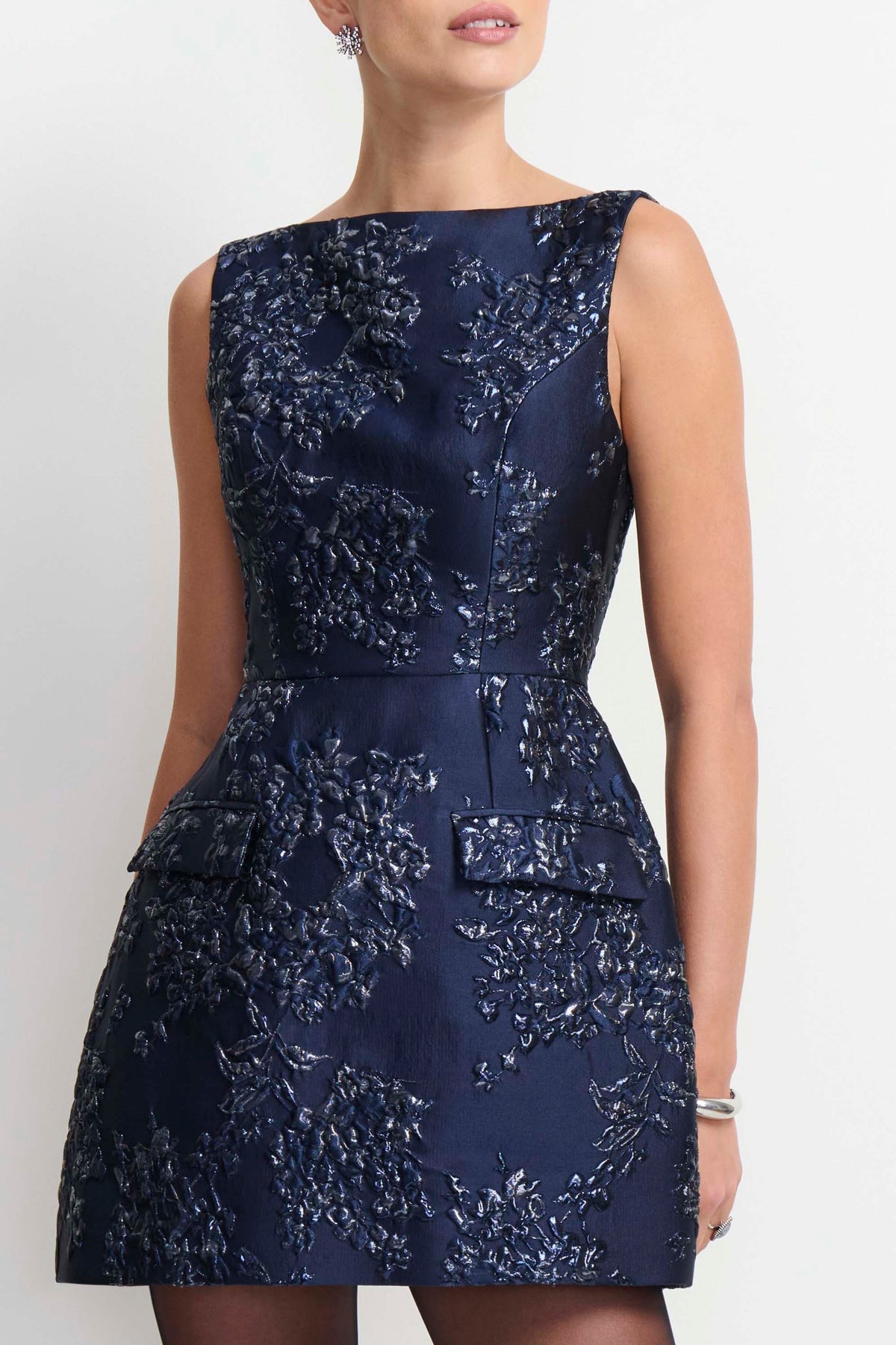Banco Dress in Jacquard