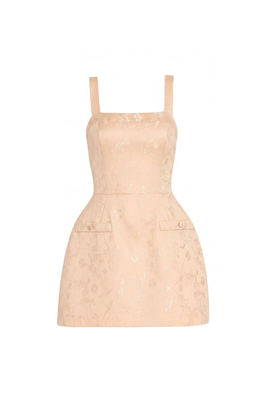 Martini Romper in Nina Jaquard view 1
