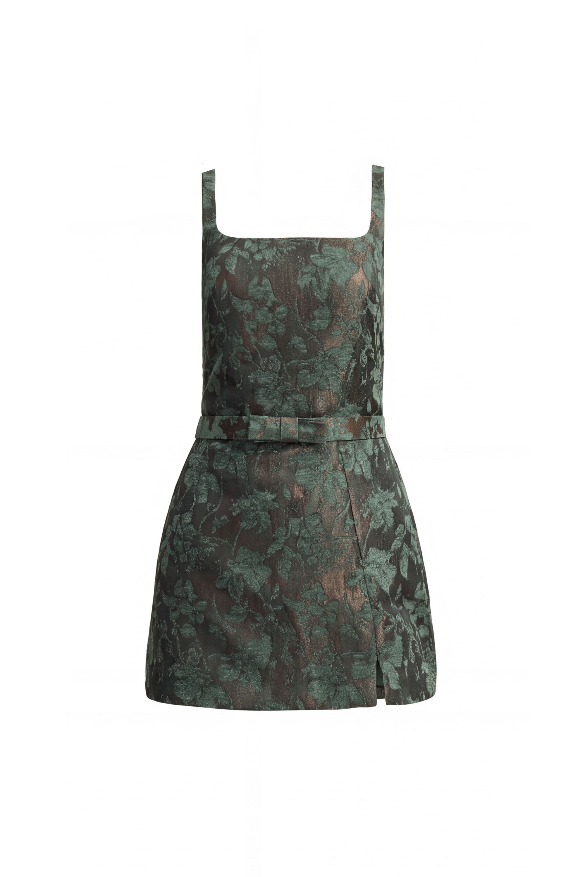 Rhonda Romper in Green Jacquard view 5