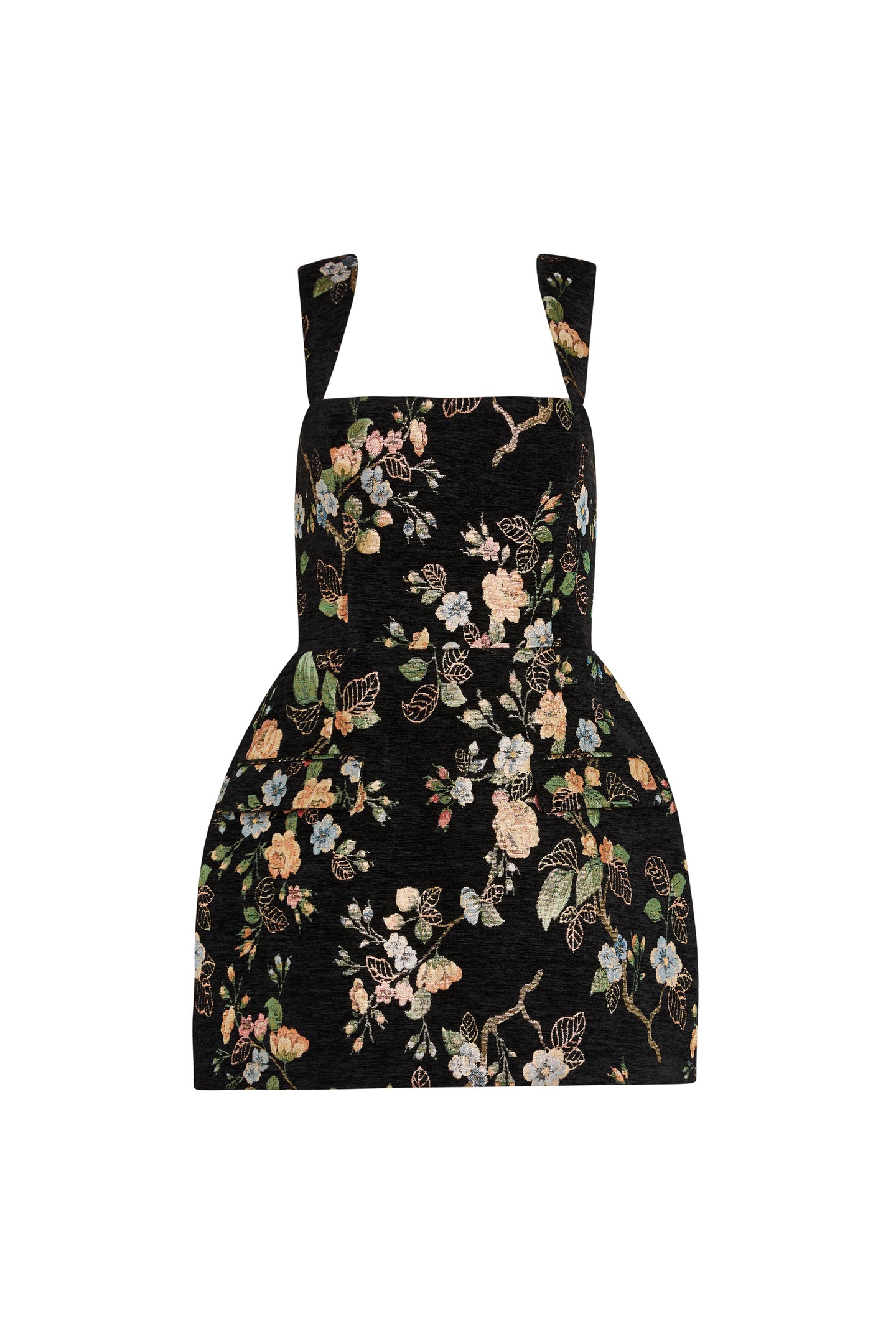 Bethany Romper in Tapestry Jacquard | Skort Romper - Amanda Uprichard Bethany Romper in Tapestry Jacquard | Skort Romper - Amanda Uprichard
