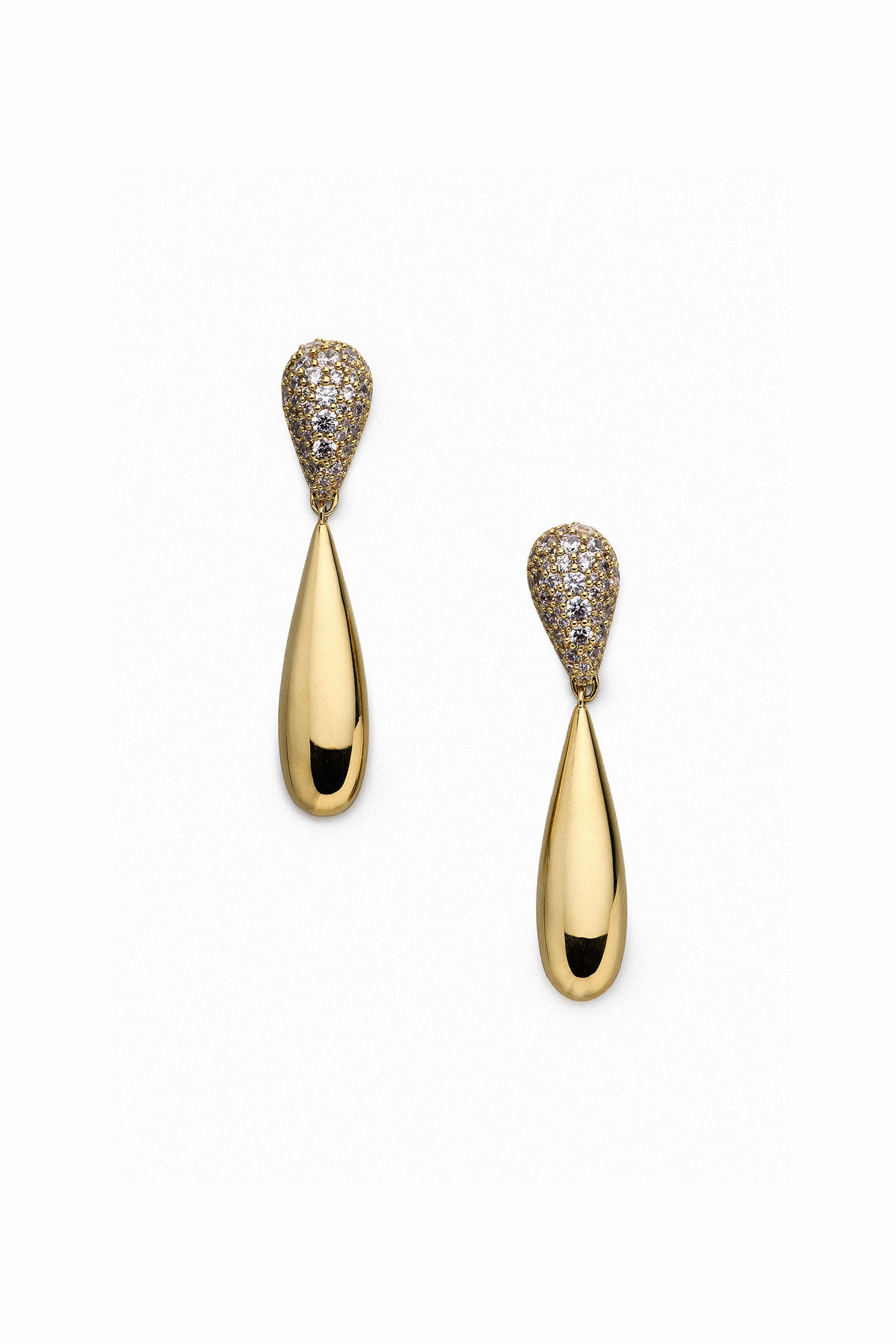 Pisa Pave Drop Earrings
