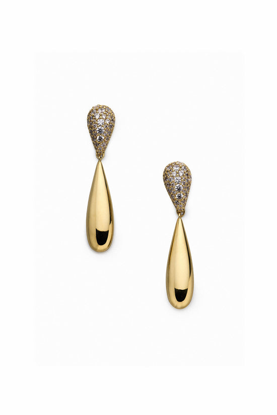 Pisa Pave Drop Earrings view 1
