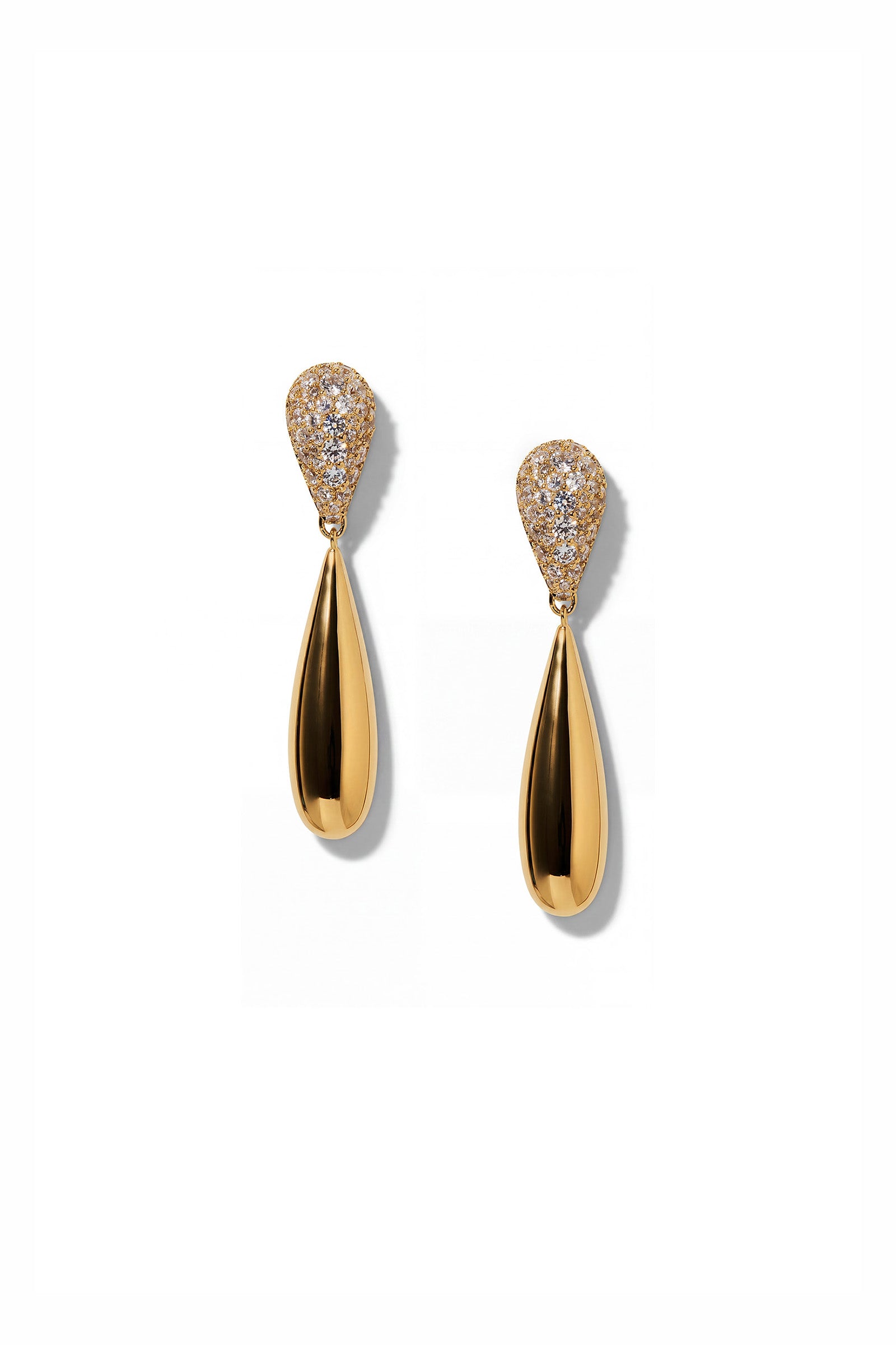 Pisa Pave Drop Earrings view 2