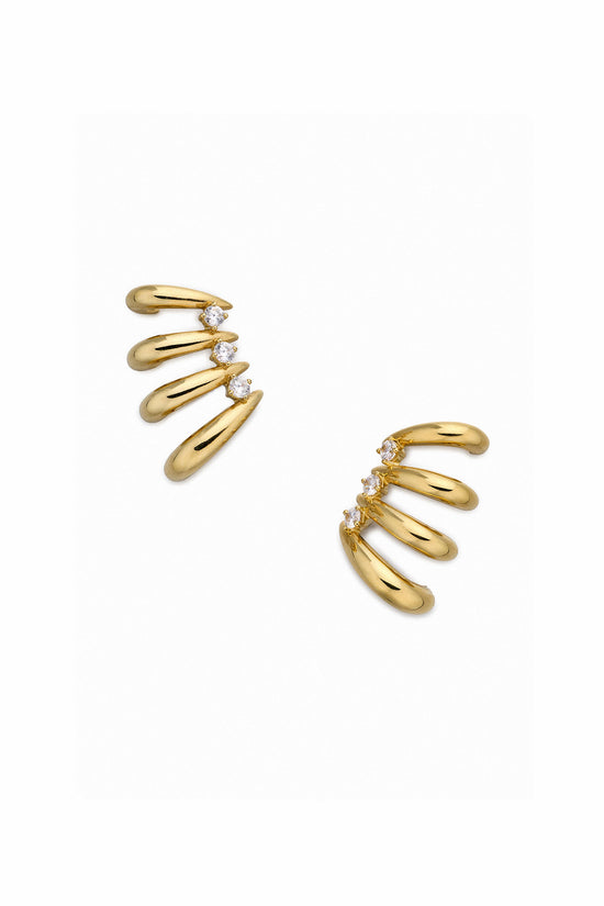 Pisa Hoop Climber Earrings view 1