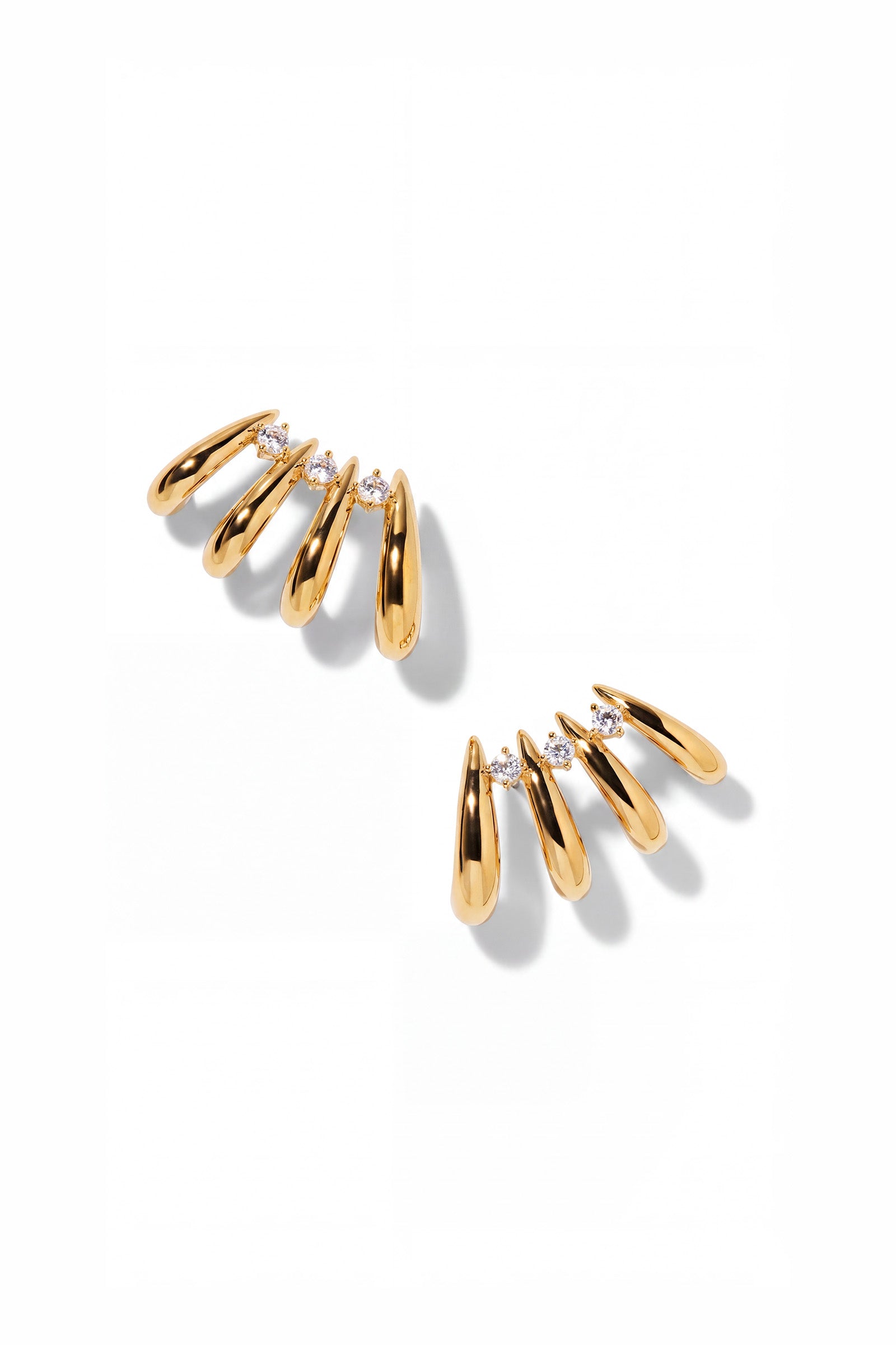Pisa Hoop Climber Earrings view 1