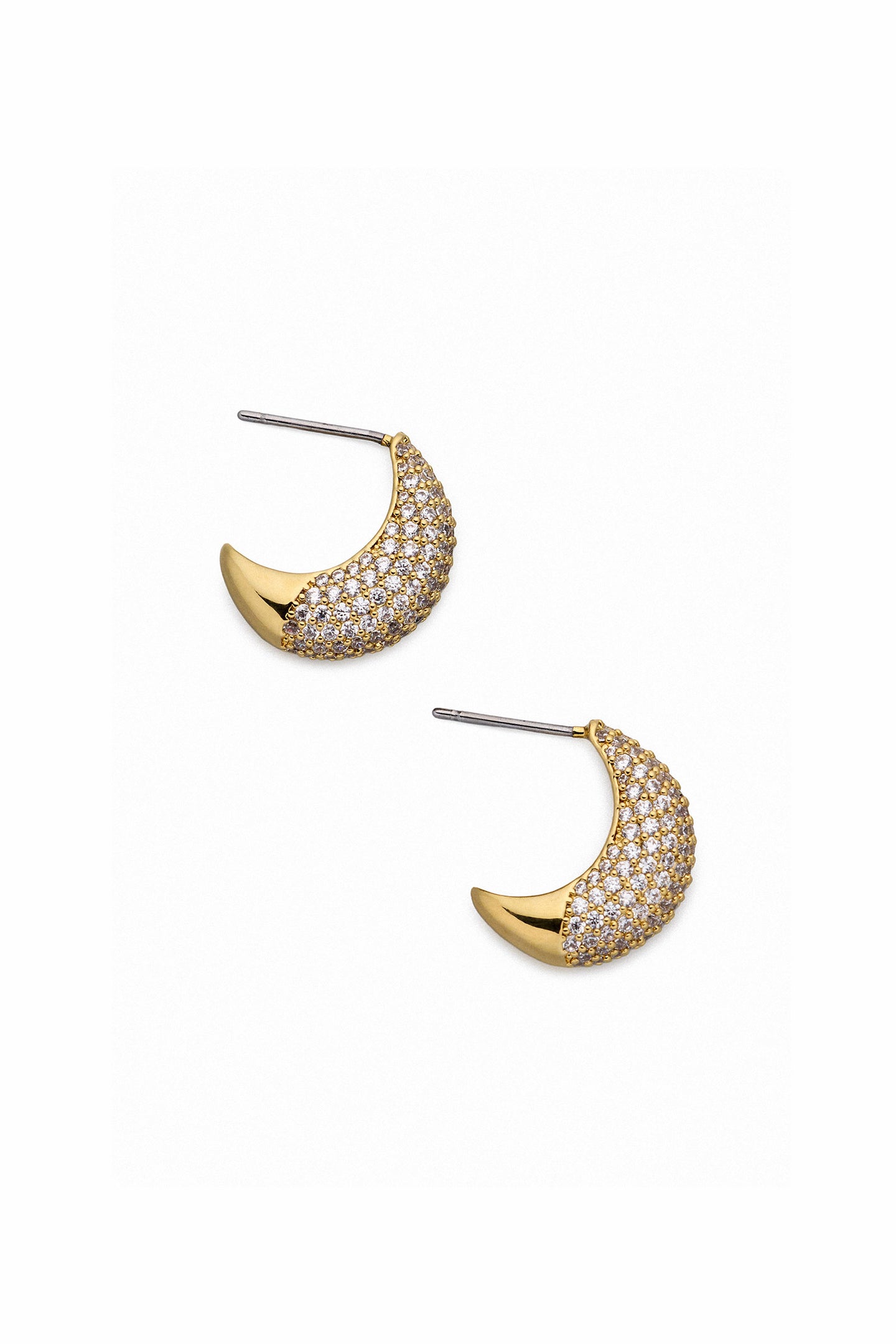 Alma Dome Hoop Earrings View 1