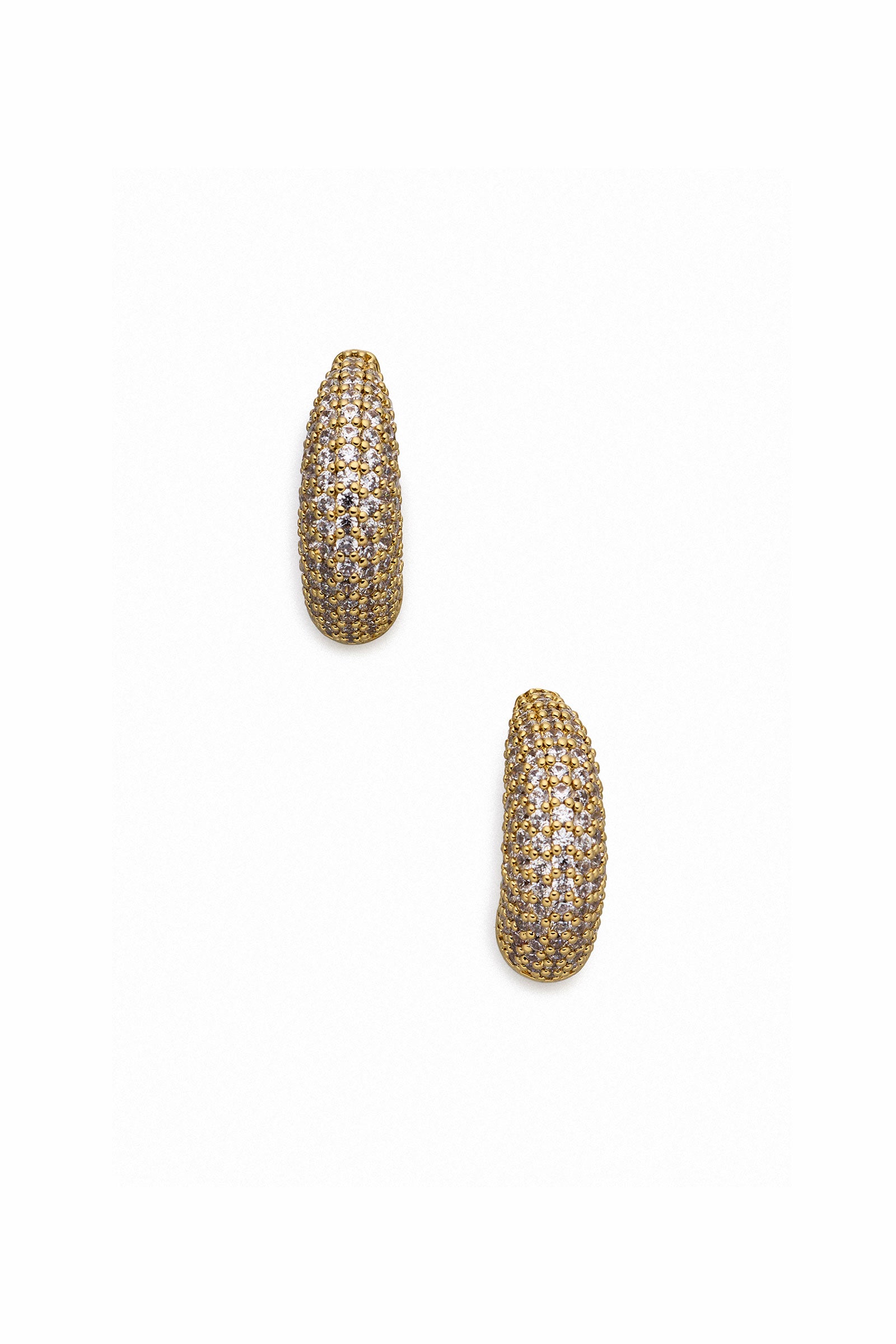 Alma Dome Hoop Earrings view 2