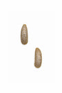 Alma Dome Hoop Earrings View 2