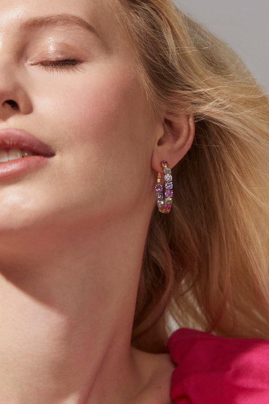 Candy Crush Hoop Earrings view 1