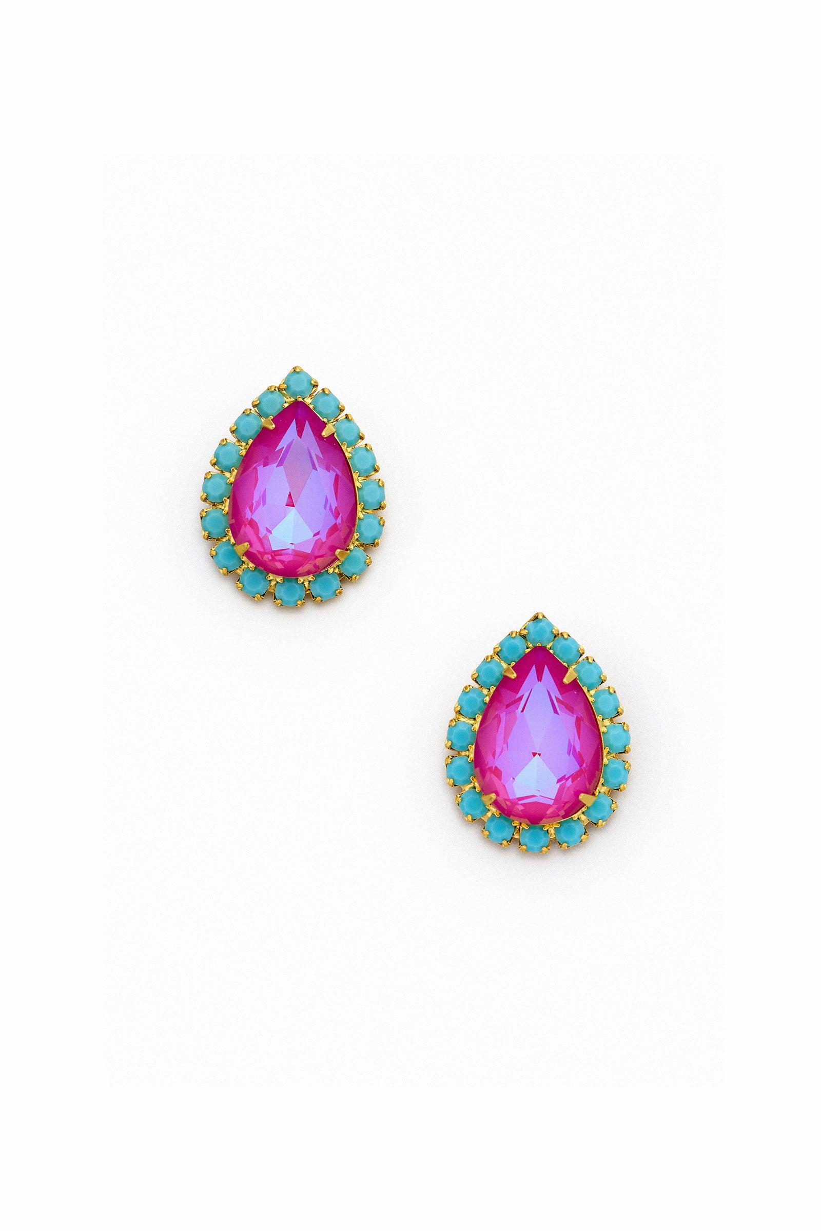 Pear Stud Earrings view 1