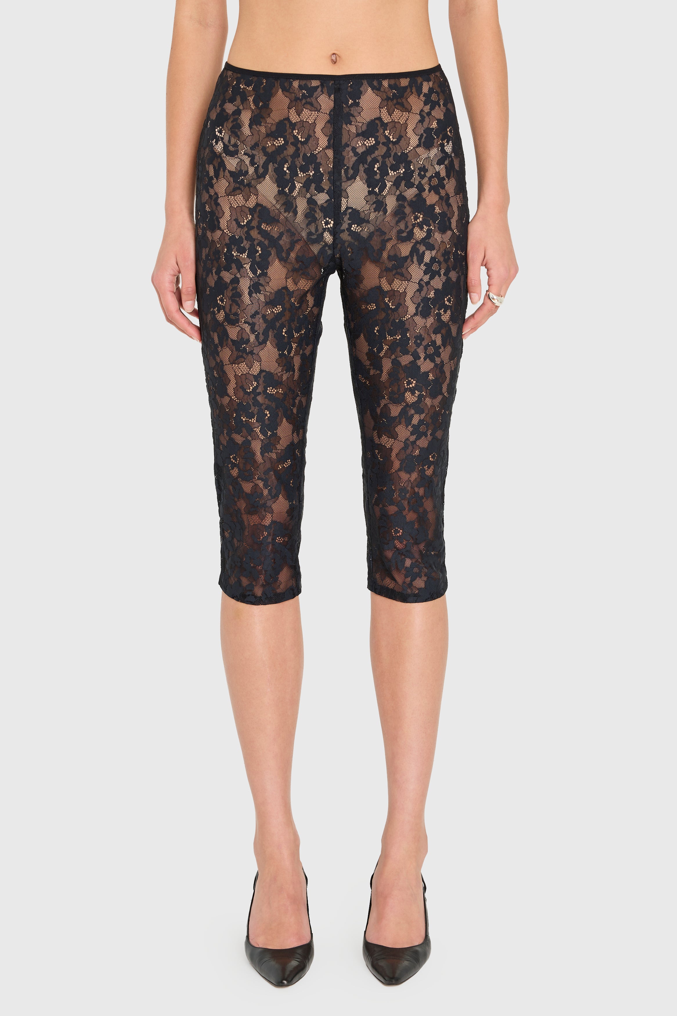 Nico Capri Pants in Lace