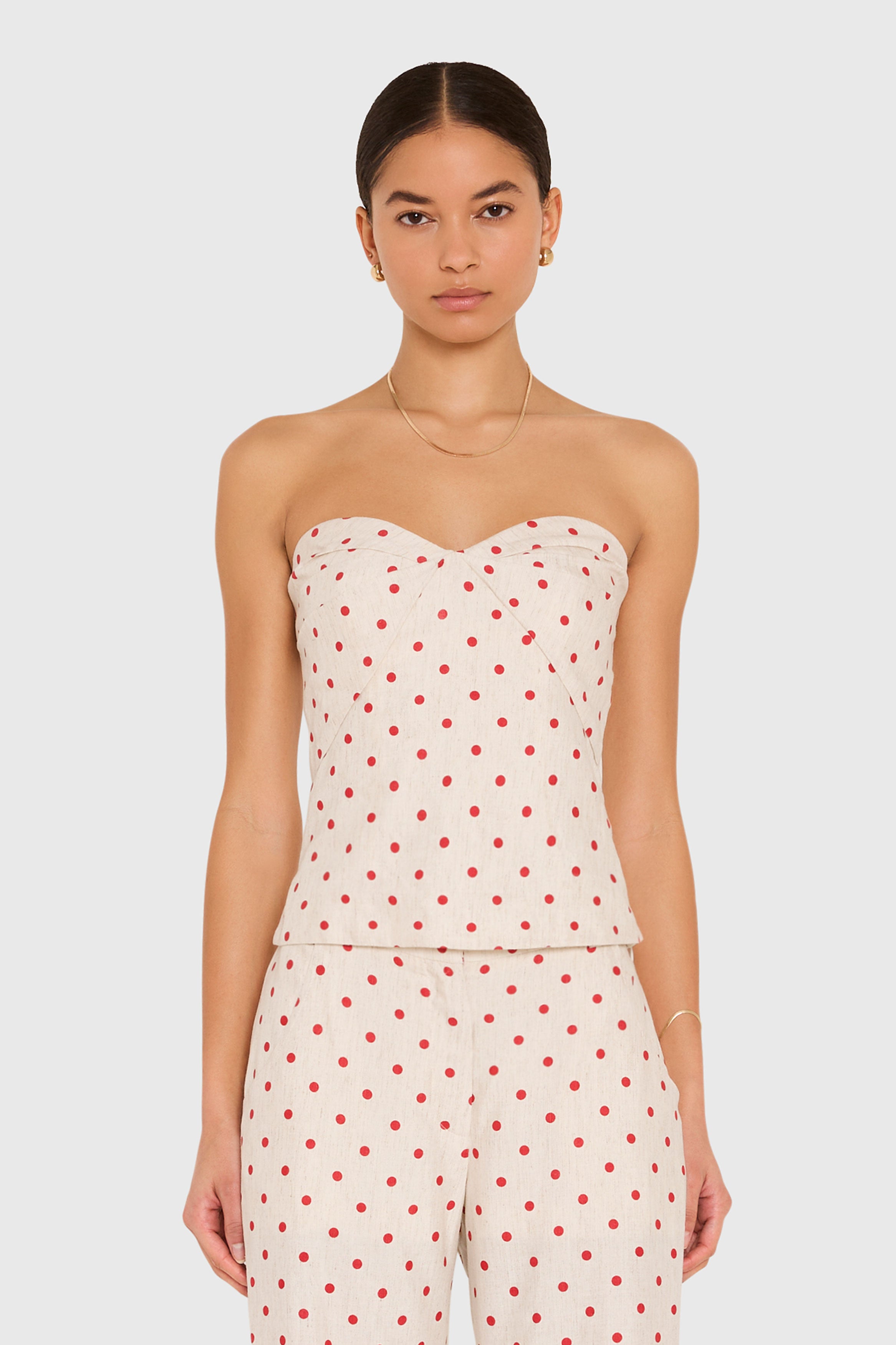 Soho Top in Polka Dot