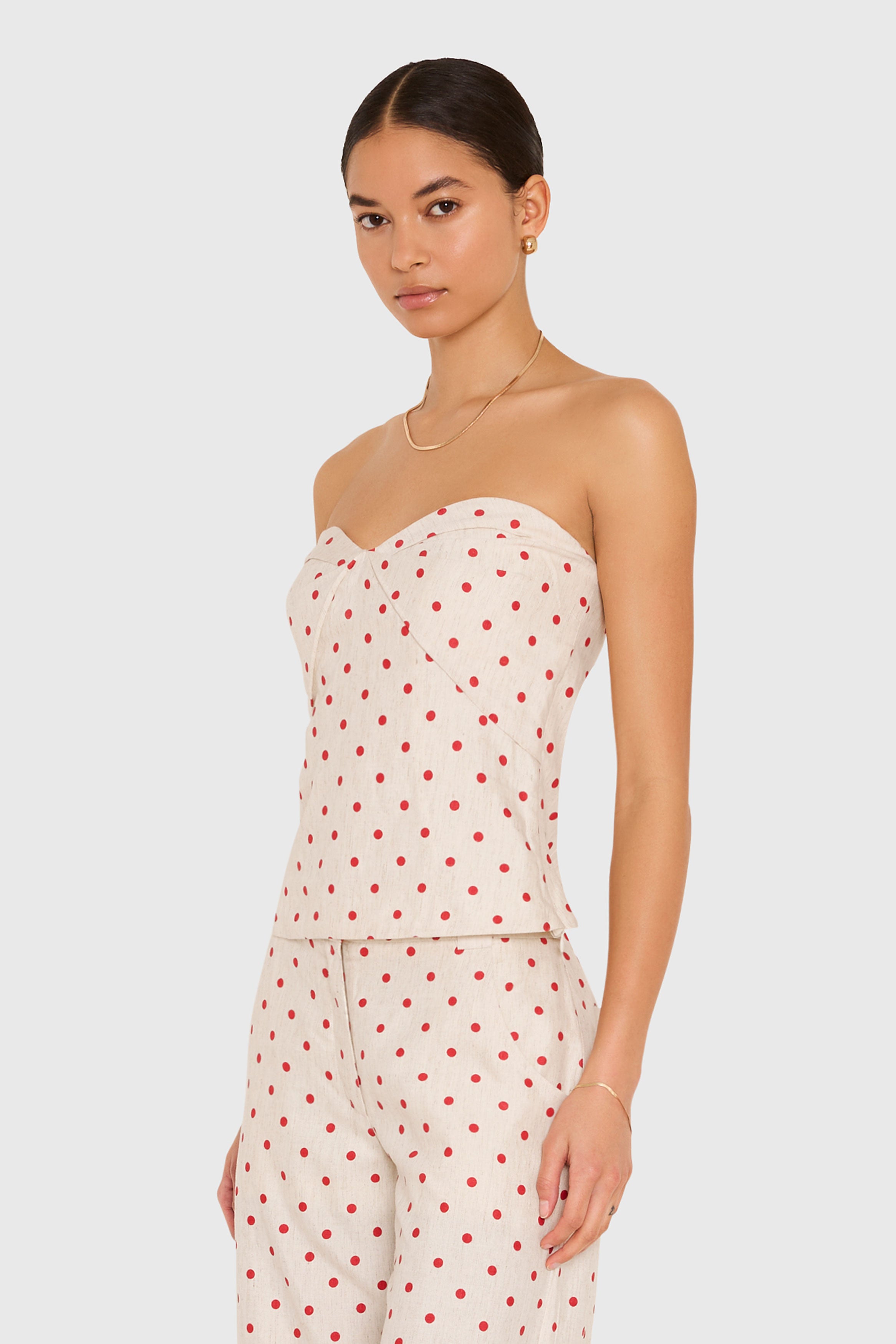 Soho Top in Polka Dot