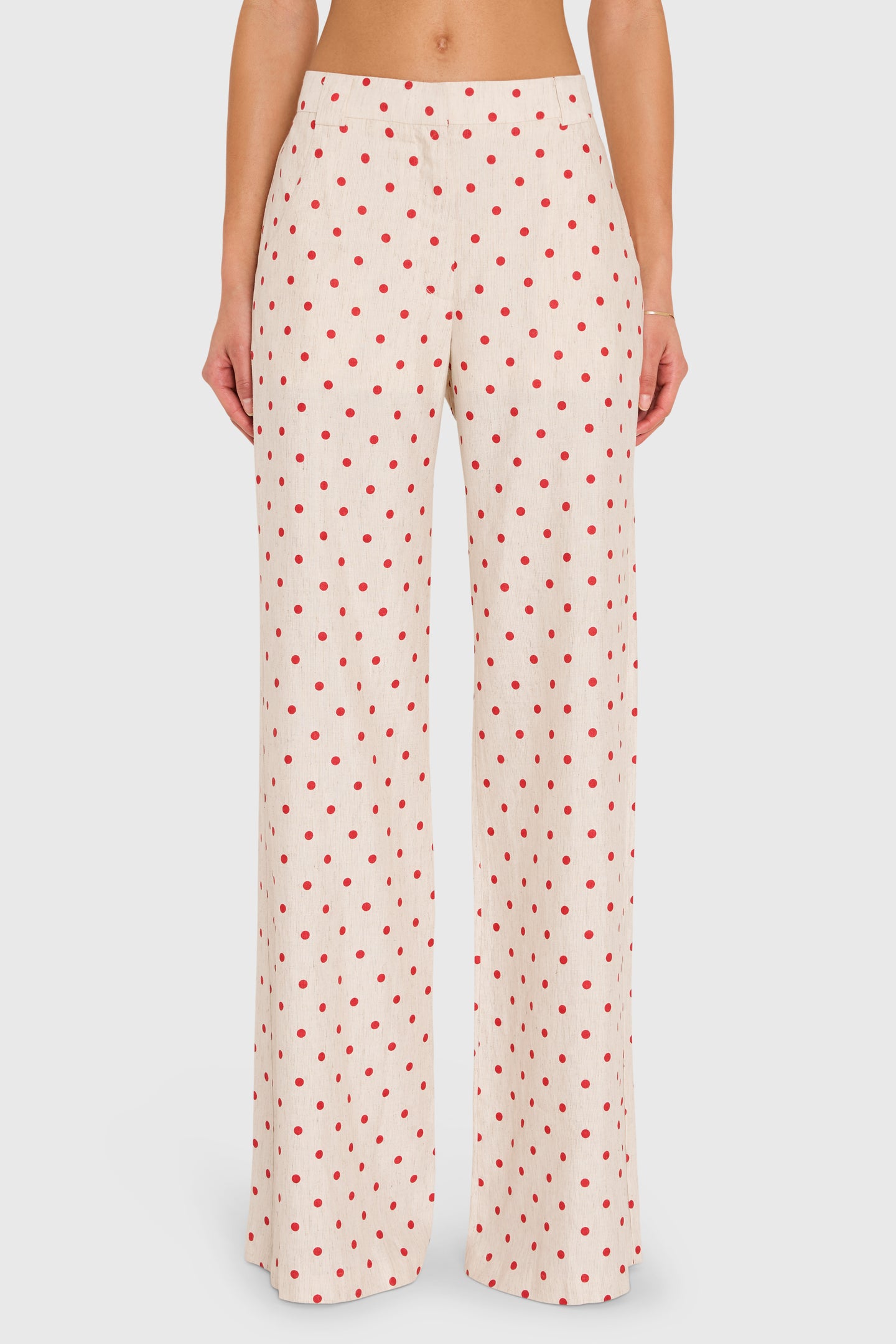 Saddler Pants in Polka Dot View 1