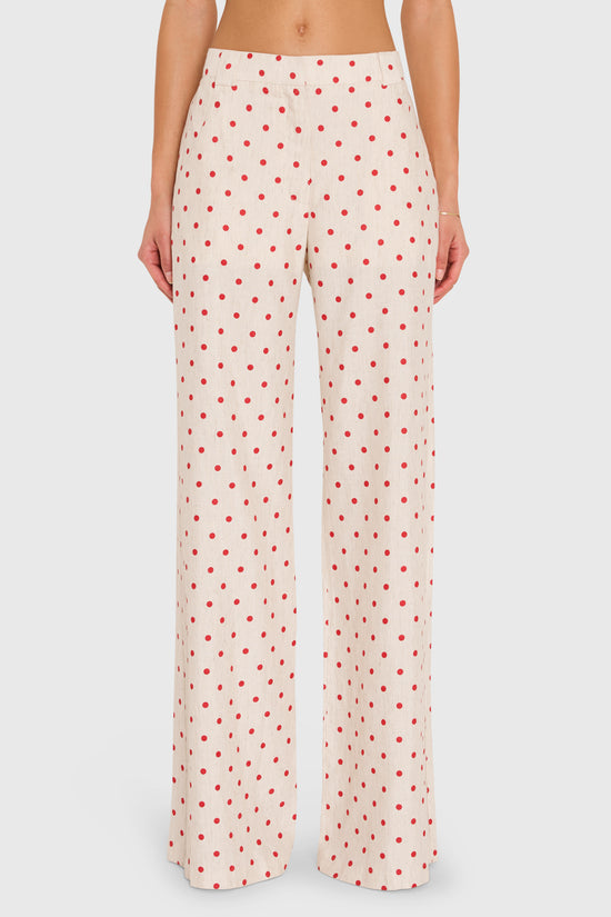 Saddler Pants in Polka Dot view 1