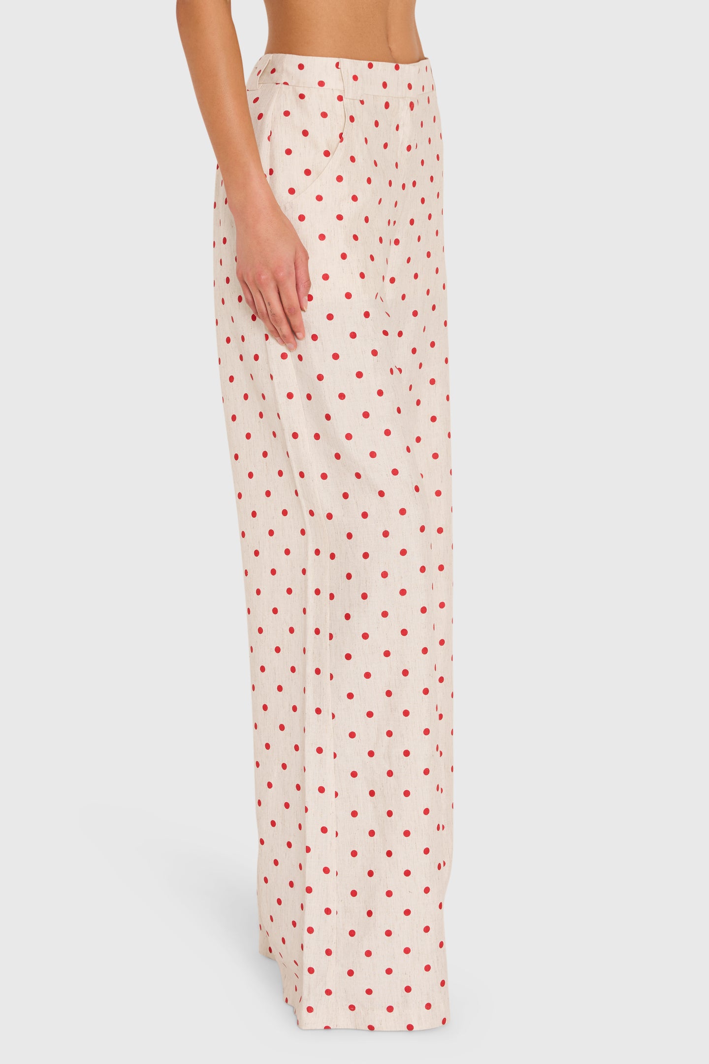Saddler Pants in Polka Dot View 2