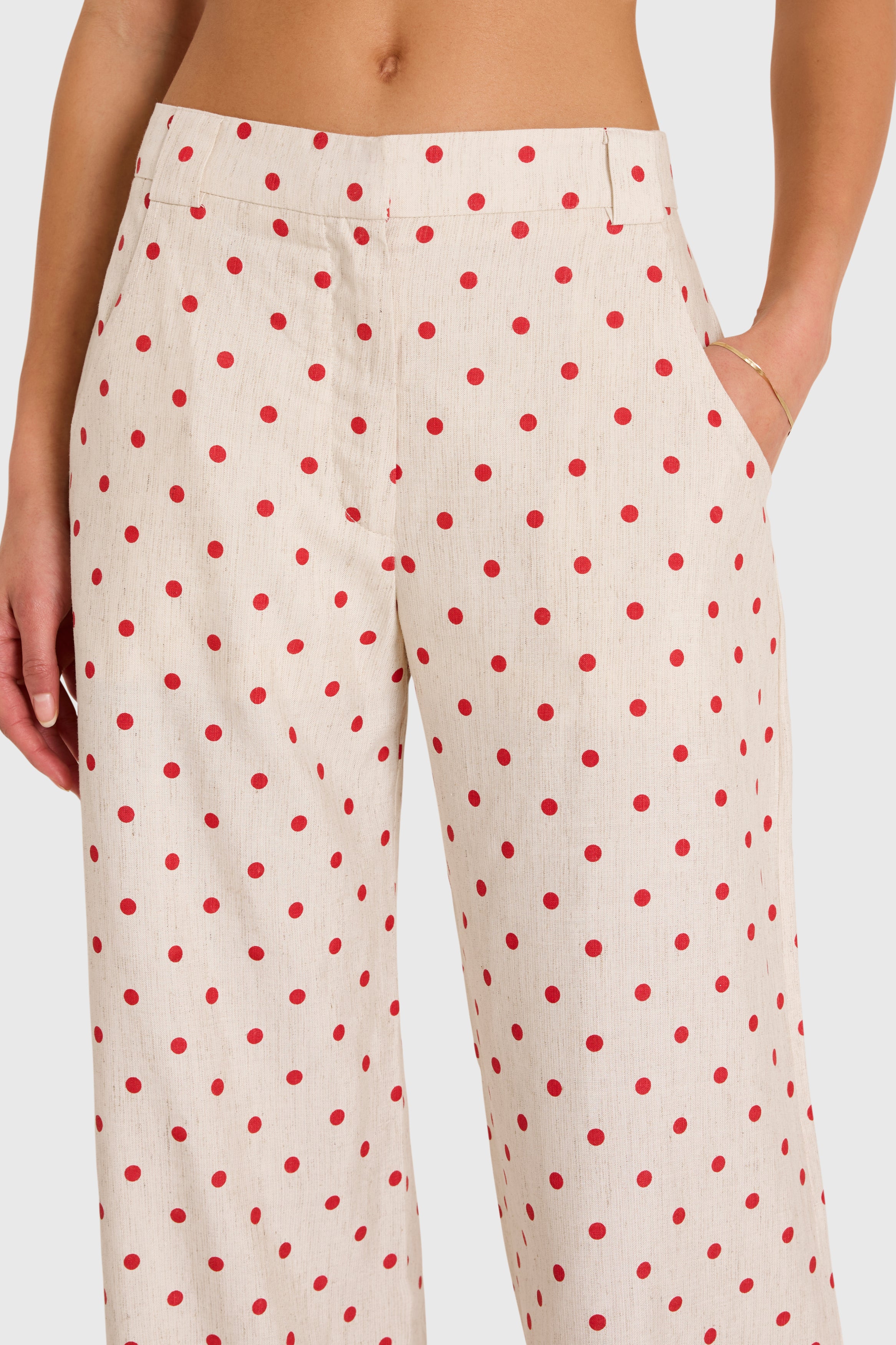 Saddler Pants in Polka Dot