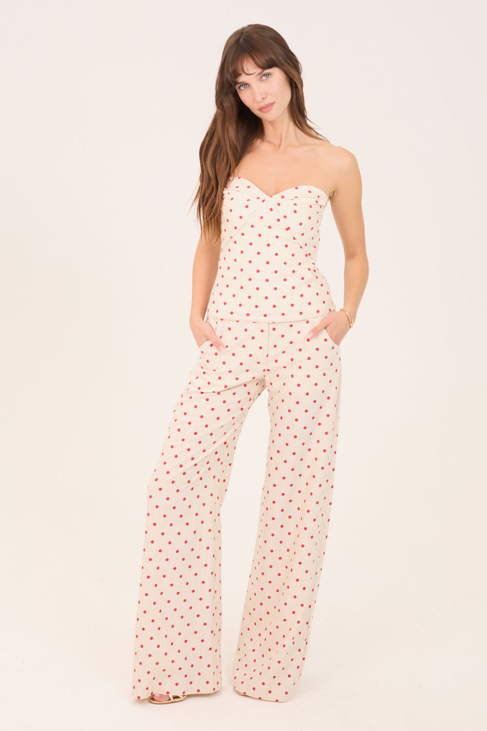 Saddler Pants in Polka Dot View 5