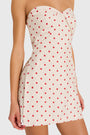 Strapless Soho Romper in Polka Dot View 4