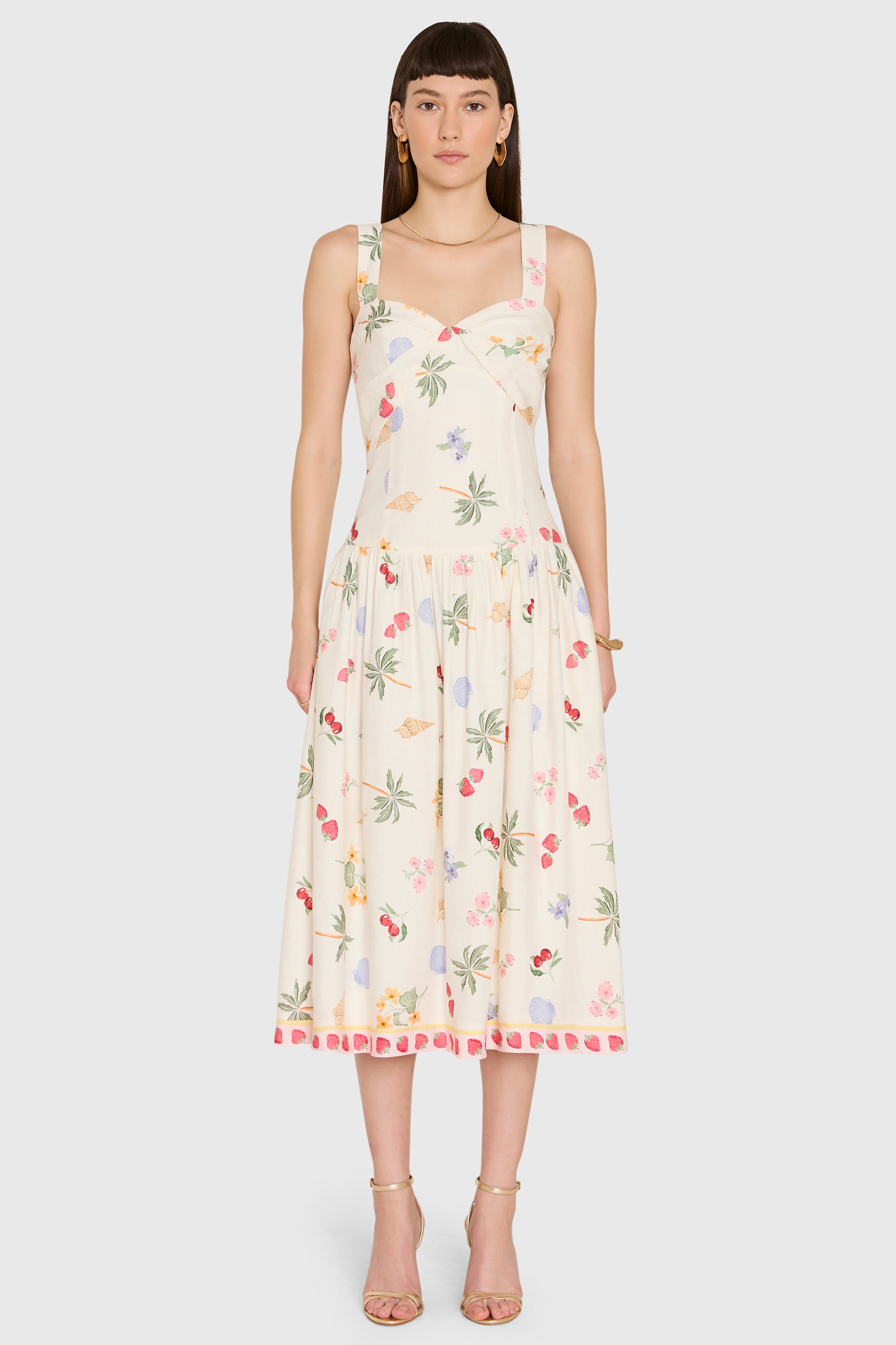 Soho Midi Dress in Boardwalk