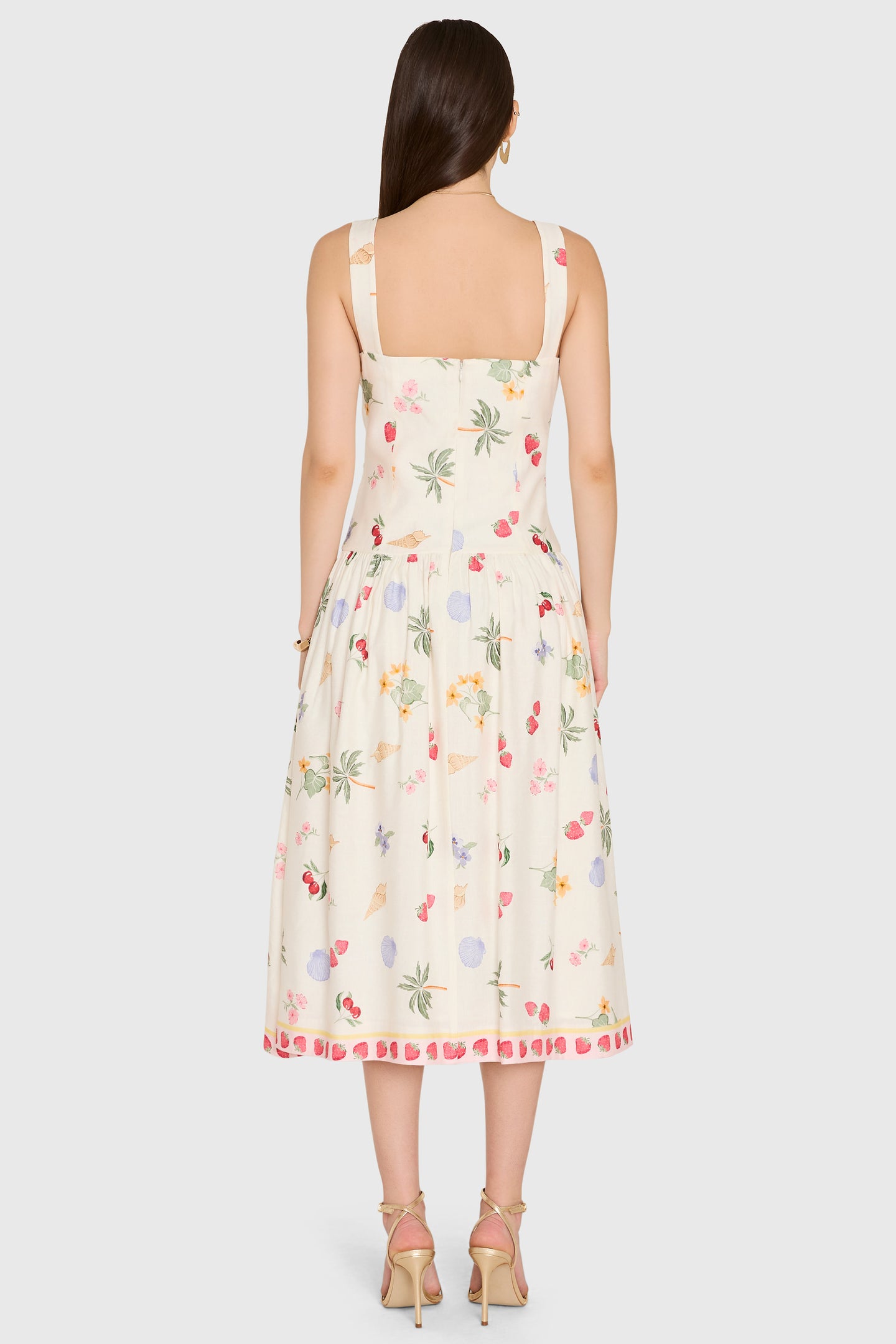 Soho Midi Dress in Boardwalk View 3
