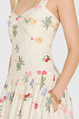 Soho Midi Dress in Boardwalk View 4