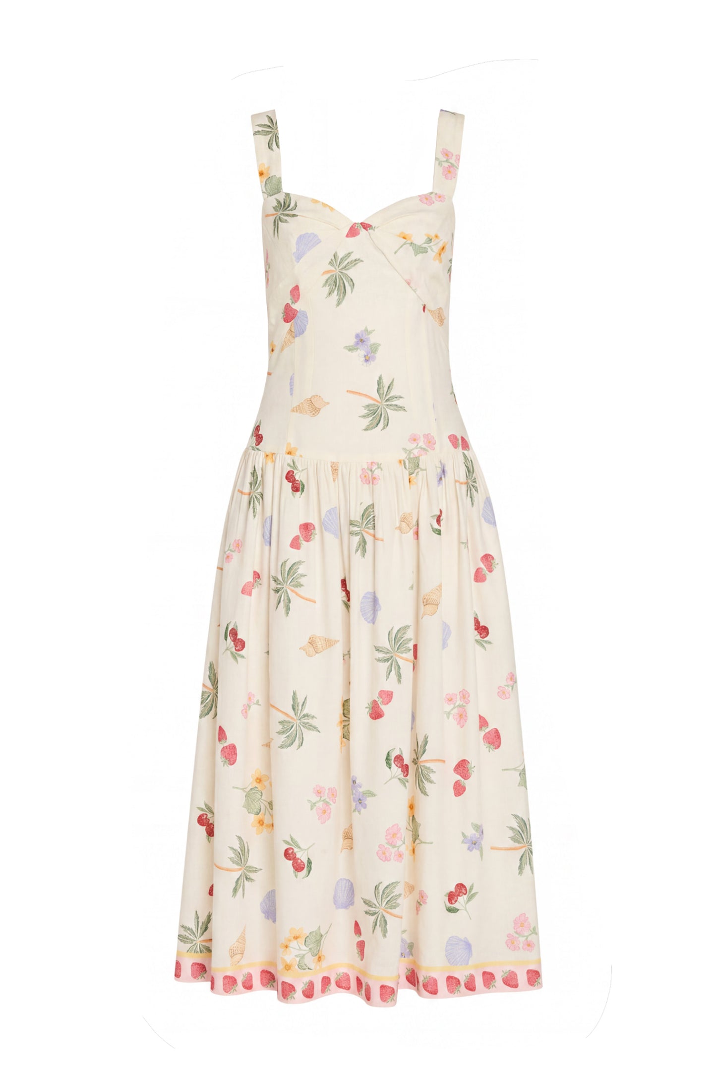Soho Midi Dress in Boardwalk View 5