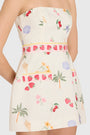 Strapless Bethany Romper in Boardwalk View 4