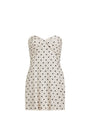 Strapless Soho Romper in Polka Dot View 6