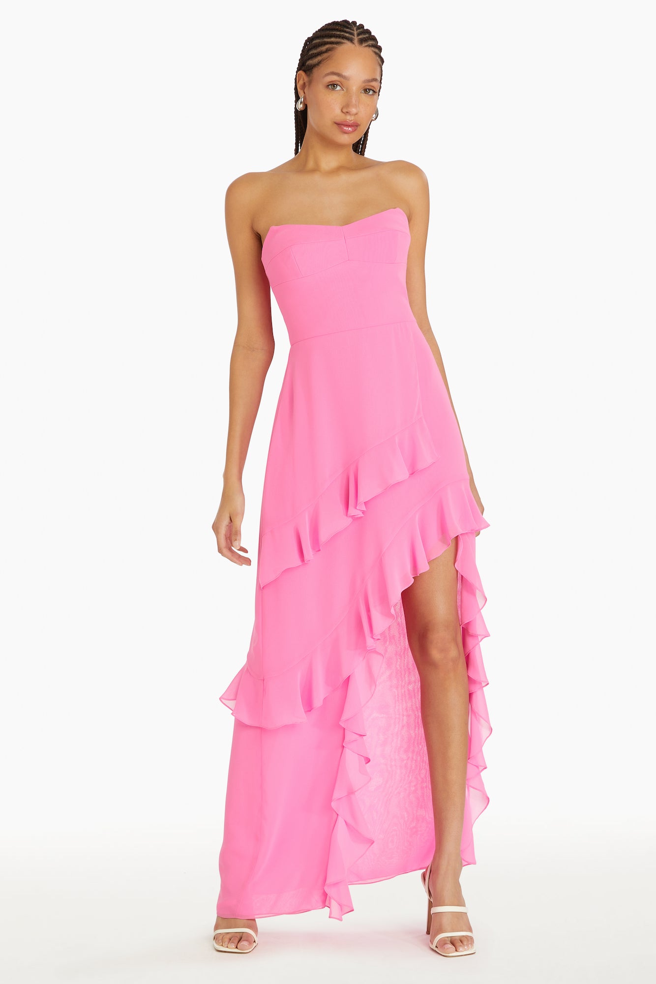 Amanda Uprichard Magnolia Dress in Pink