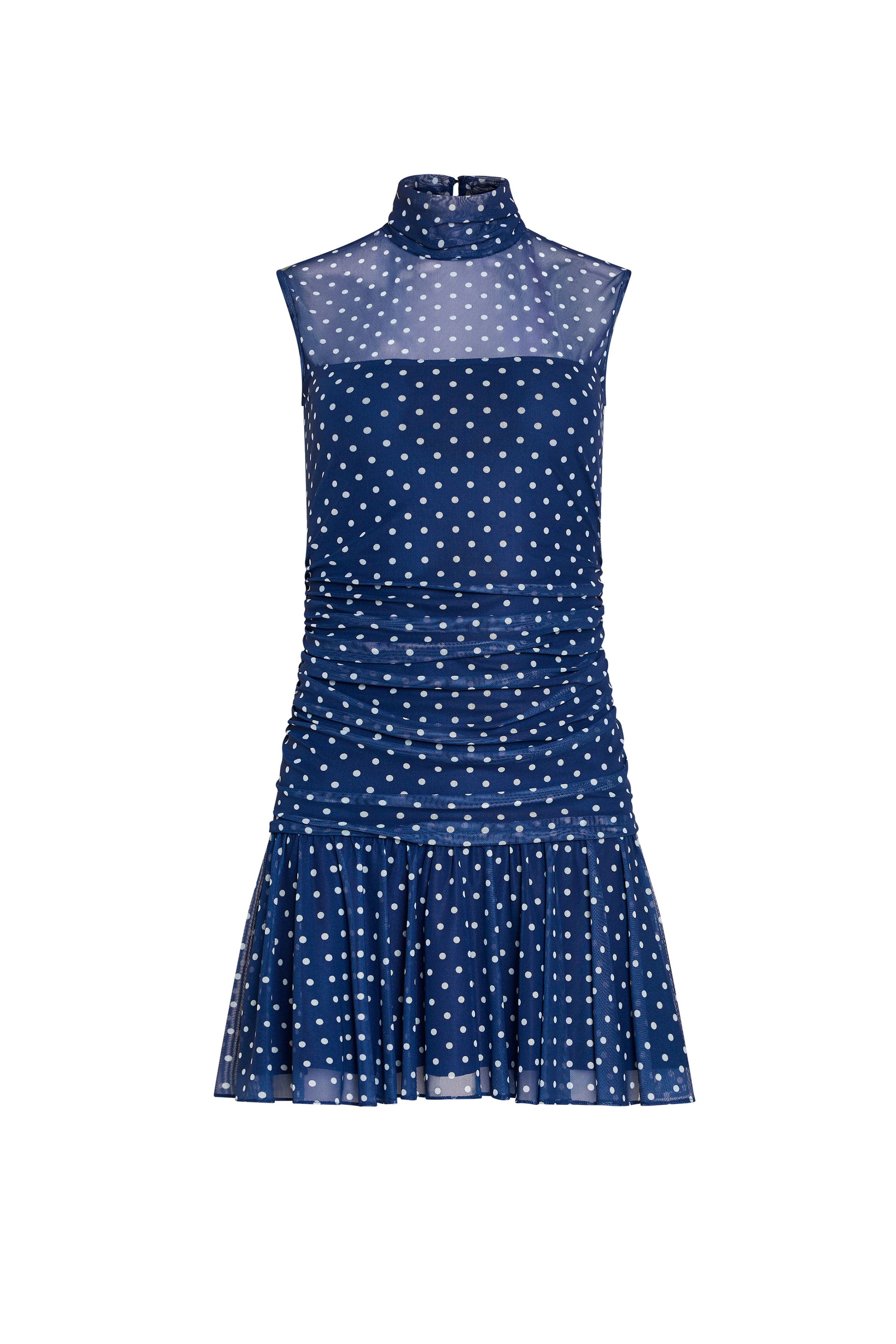 Rumi Sleeveless Dress in Polka Dot