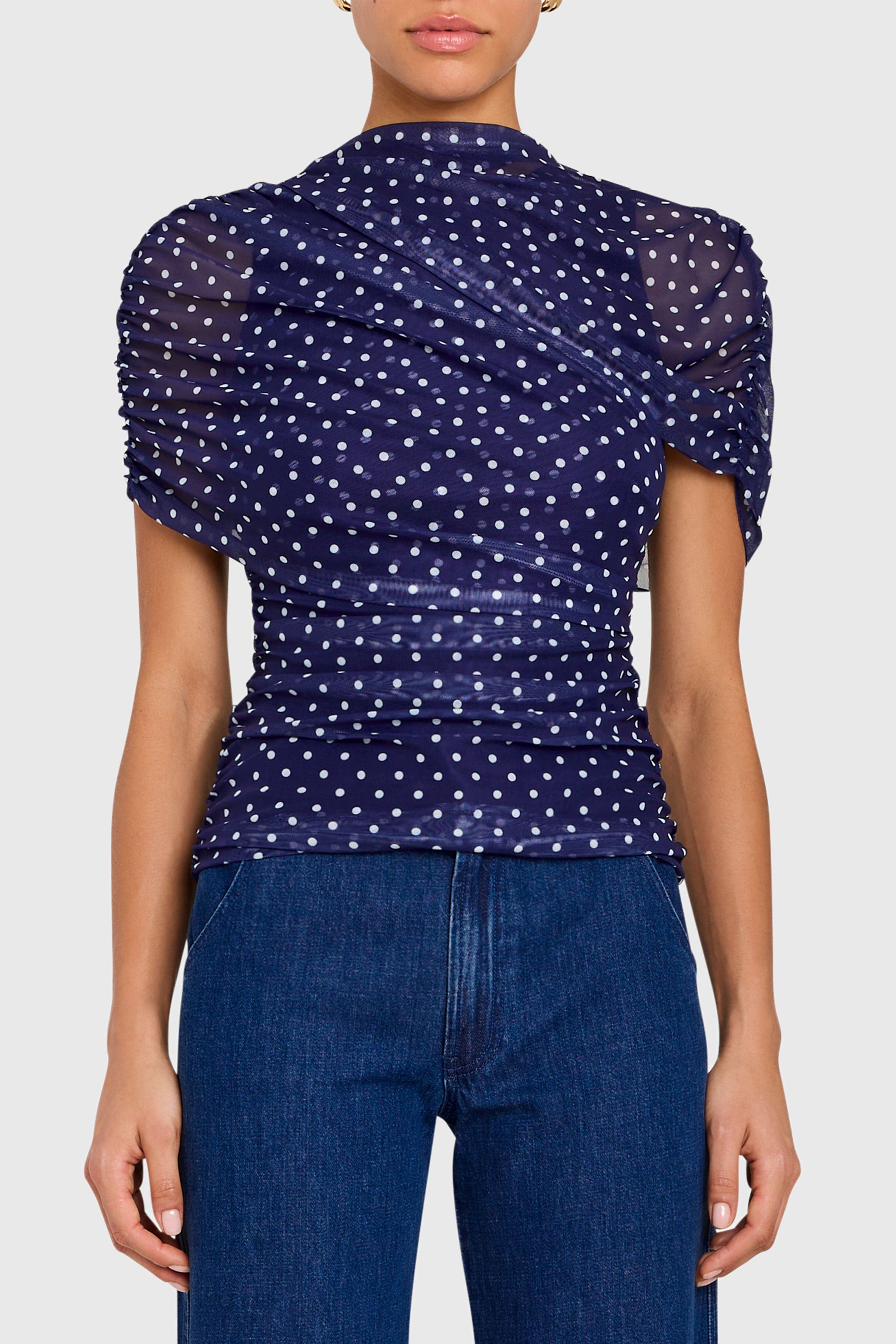 Evianna Top in Polka Dot