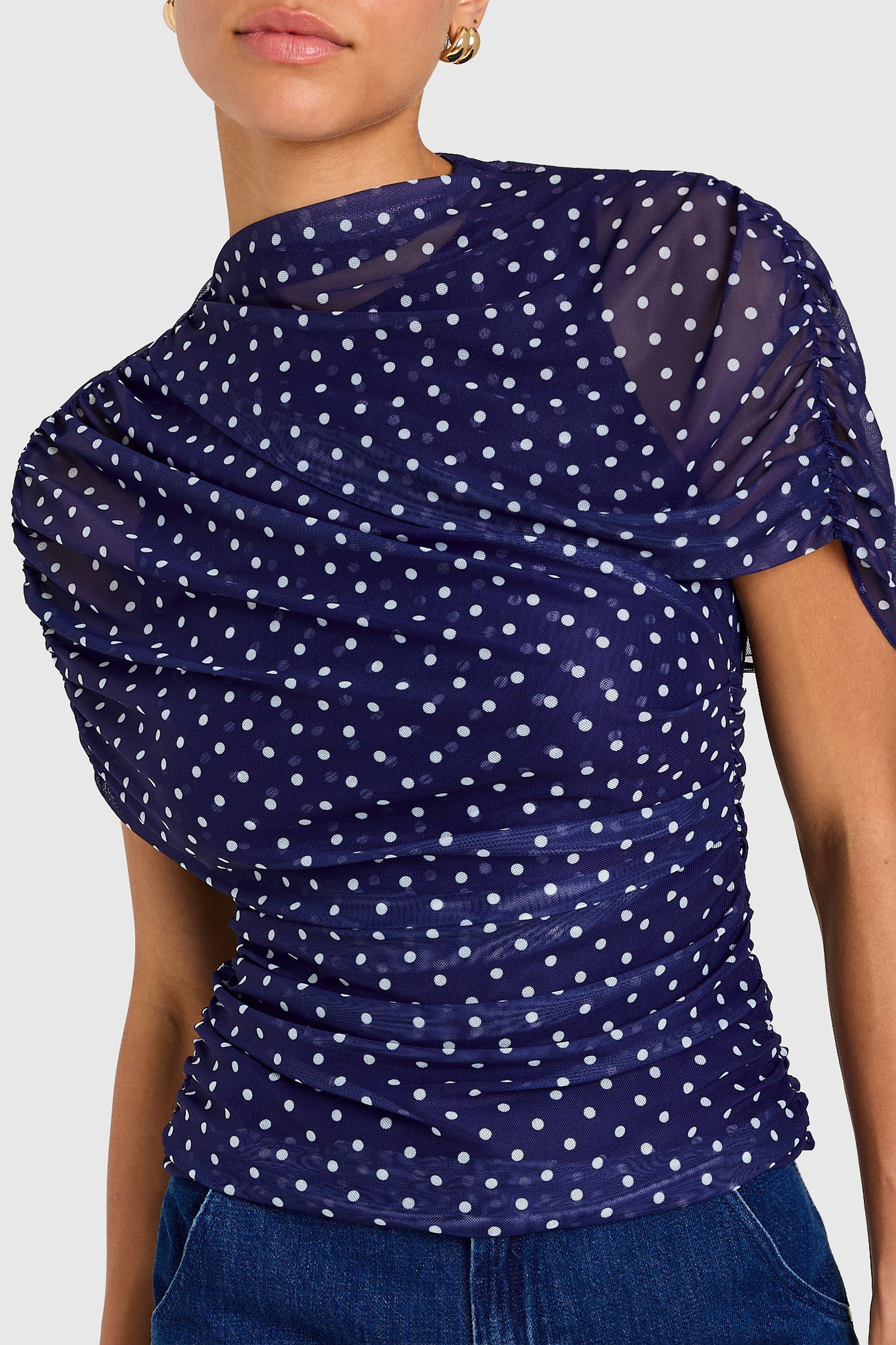 Evianna Top in Polka Dot