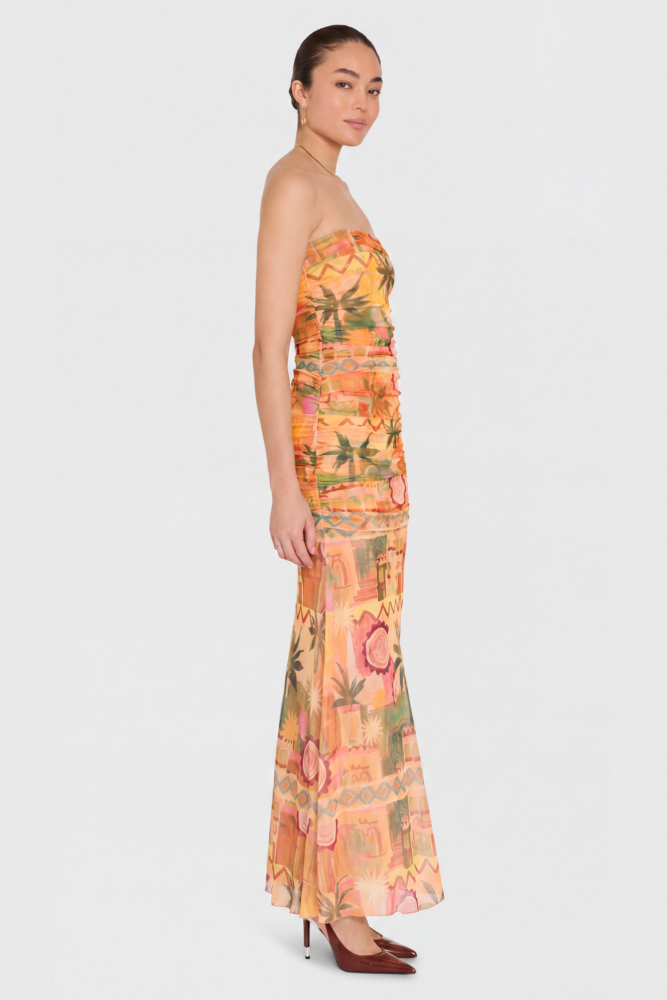 Leo Maxi Dress in Palm Springs view 2