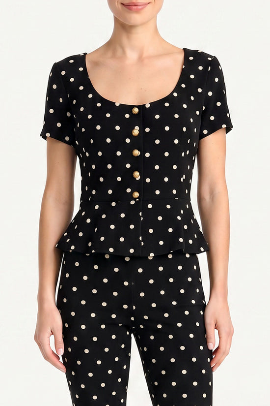 Nico Top in Polka Dot view 2