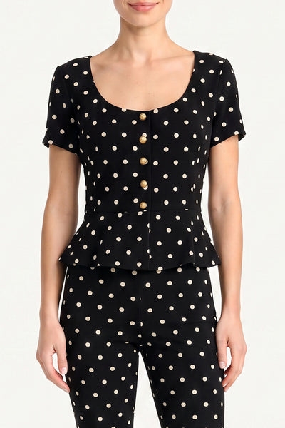 Nico Top in Polka Dot