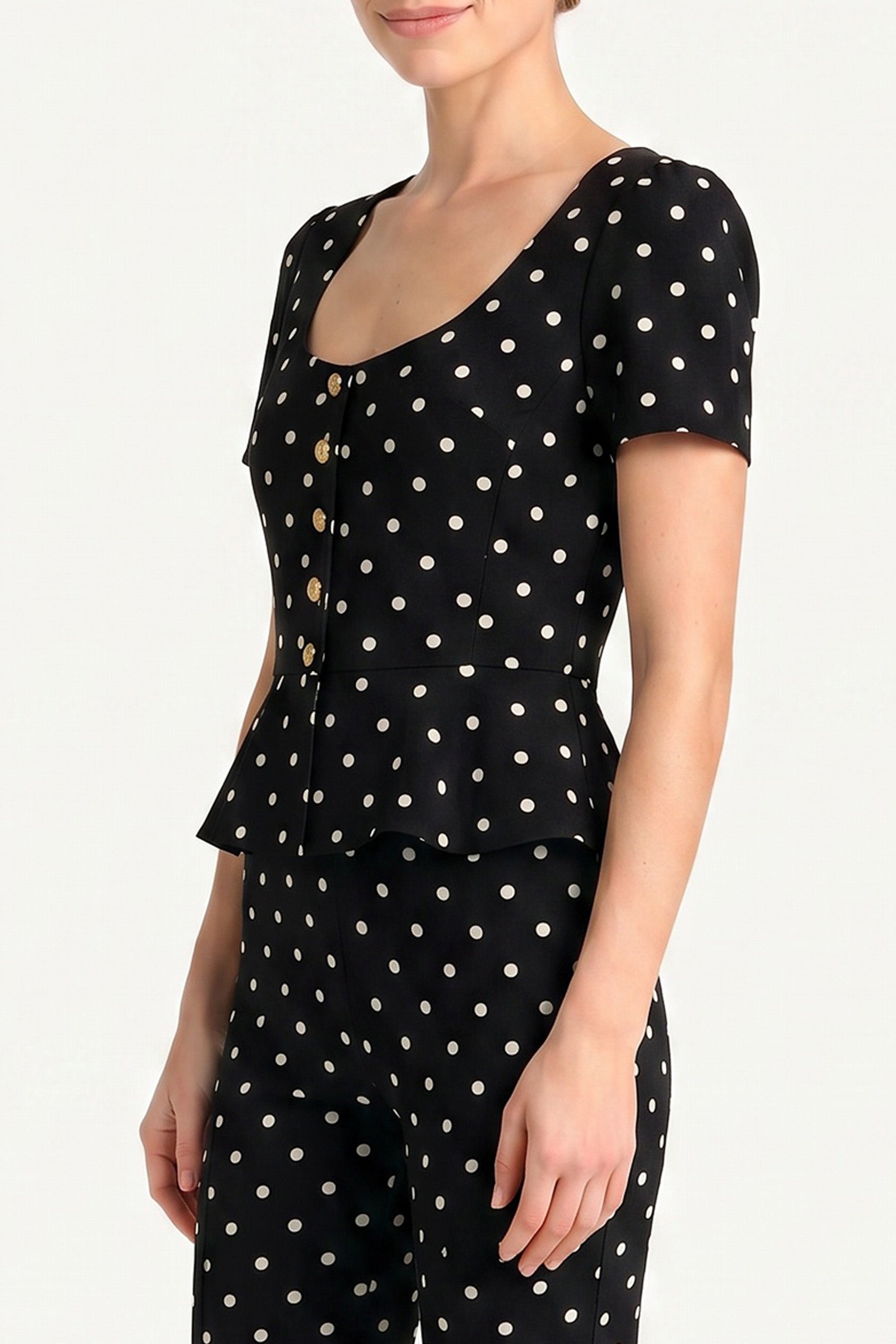 Nico Top in Polka Dot view 2